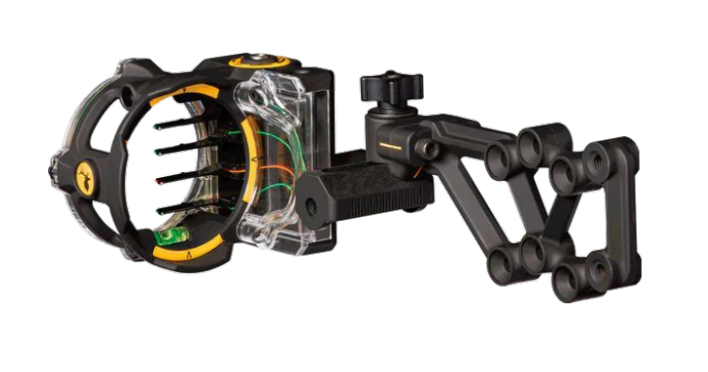  Trophy Ridge React H4 Bow Sight   
The React® H4™ is the perfect addition to any bow. With four horizontal fiber optic pins, this site is ready for any shot up to 50 yards. 
