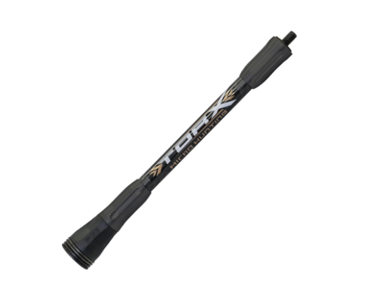  CBE Torx Micro 10” Stabilizer   The CBE® Torx Carbon Micro™ Stabilizer brings ultimate balance and stability while combining vibration reducing technology into a slim and lightweight design. The 8, 10 or 15 inch high modulus micro carbon rod feature