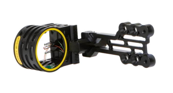 Trophy Ridge Fatal 3 Bow Sight   
Make every hunt successful with the Fatal sight, which  provides archers with all the reliable tools needed to get  the job done. The Fatal offers ultra-bright .019" medium  horizontal fiber optic pins to easily nar