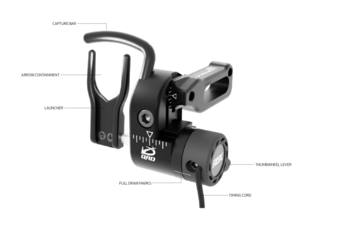  QAD Ultrarest Arrow Rest   THE ULTRAREST HDX combines innovative  features with a track record of unmatched  reliability. The versatile design and rock-solid  dependability have made this rest the  award-winning choice of archers for years. The Ultr