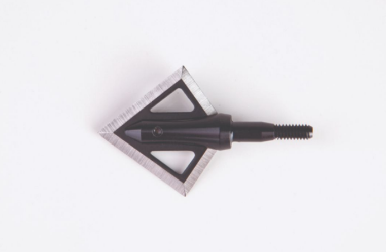  Black Hornet 2 Blade 100 and 125  Grain Broadhead   
Blade thickness for the Black Hornet main blade is .059 thousands of a inch, the bleeder blade is .040 thousands of a inch. All Magnus Black Hornets perform flawlessly from the fastest bows on the