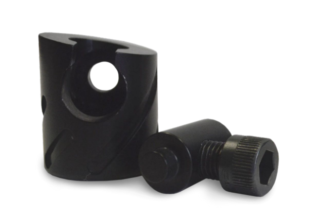  CBE Quick Disconnect 10 Degree  and Standard   
● Quick disconnect  
● Easy removal of stabilizer for travel  
● Available in standard and 10 degree  
● Compatible with V-bar/side bar  
● Mounting screw included  
