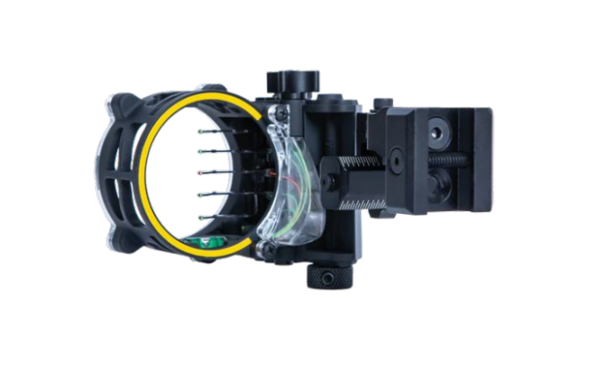  Trophy Ridge Fix 5 Bow Sight   
 Take precision to the next level with Trophy Ridge Fix  sights, now equipped with a Picatinny mounting option  
for lighter, stronger, and more reliable performance. The  Fix 5 balances precision and durability with 