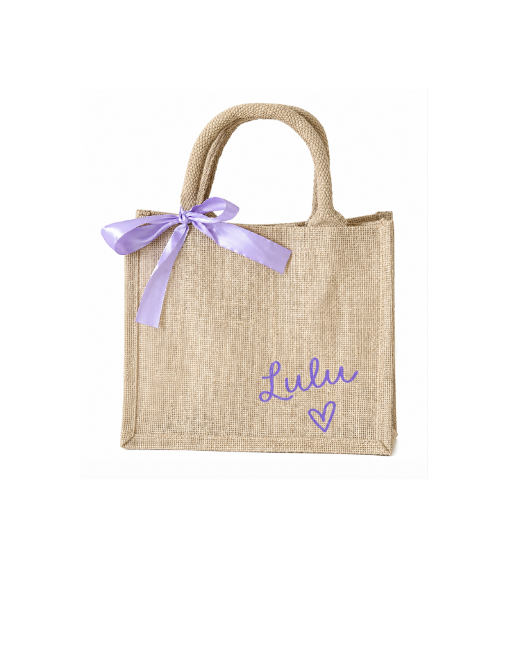 Personalised Natural Party Bags