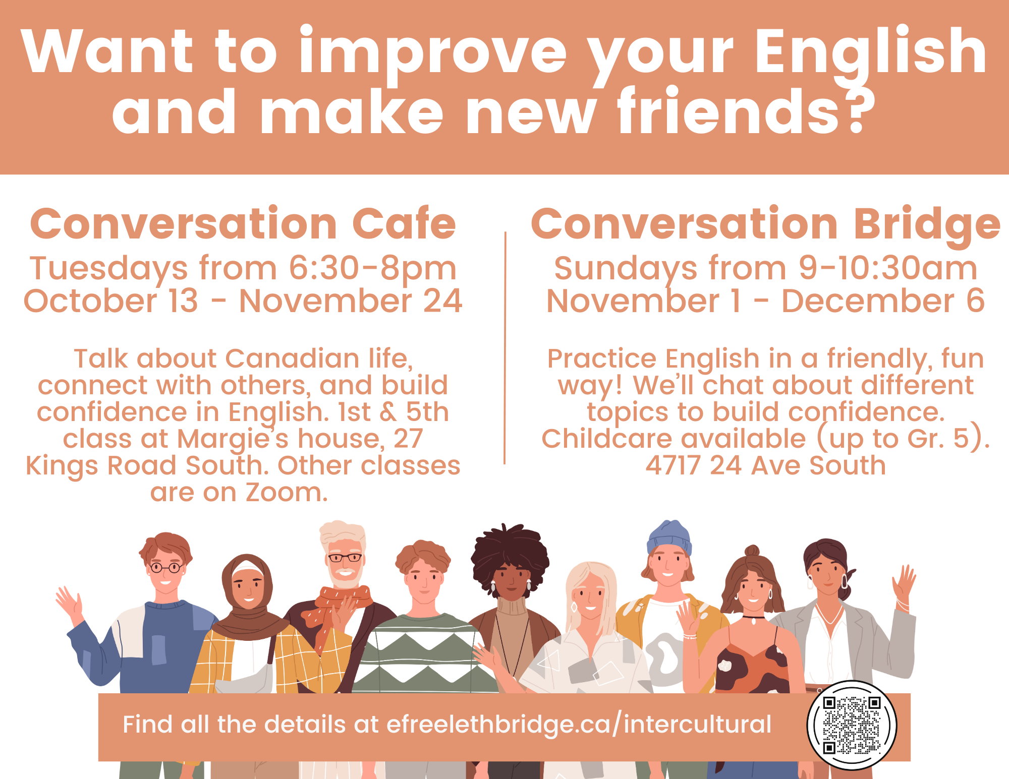 Improve your English and make new friends