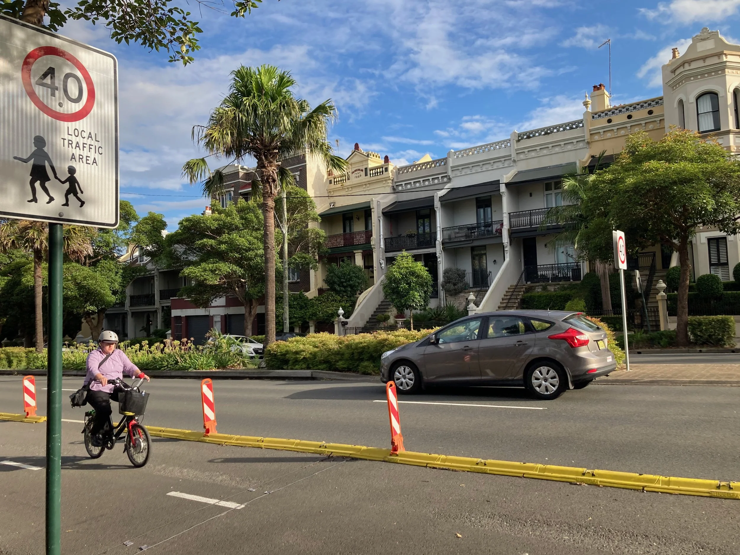 Moore Park Road cycleway
