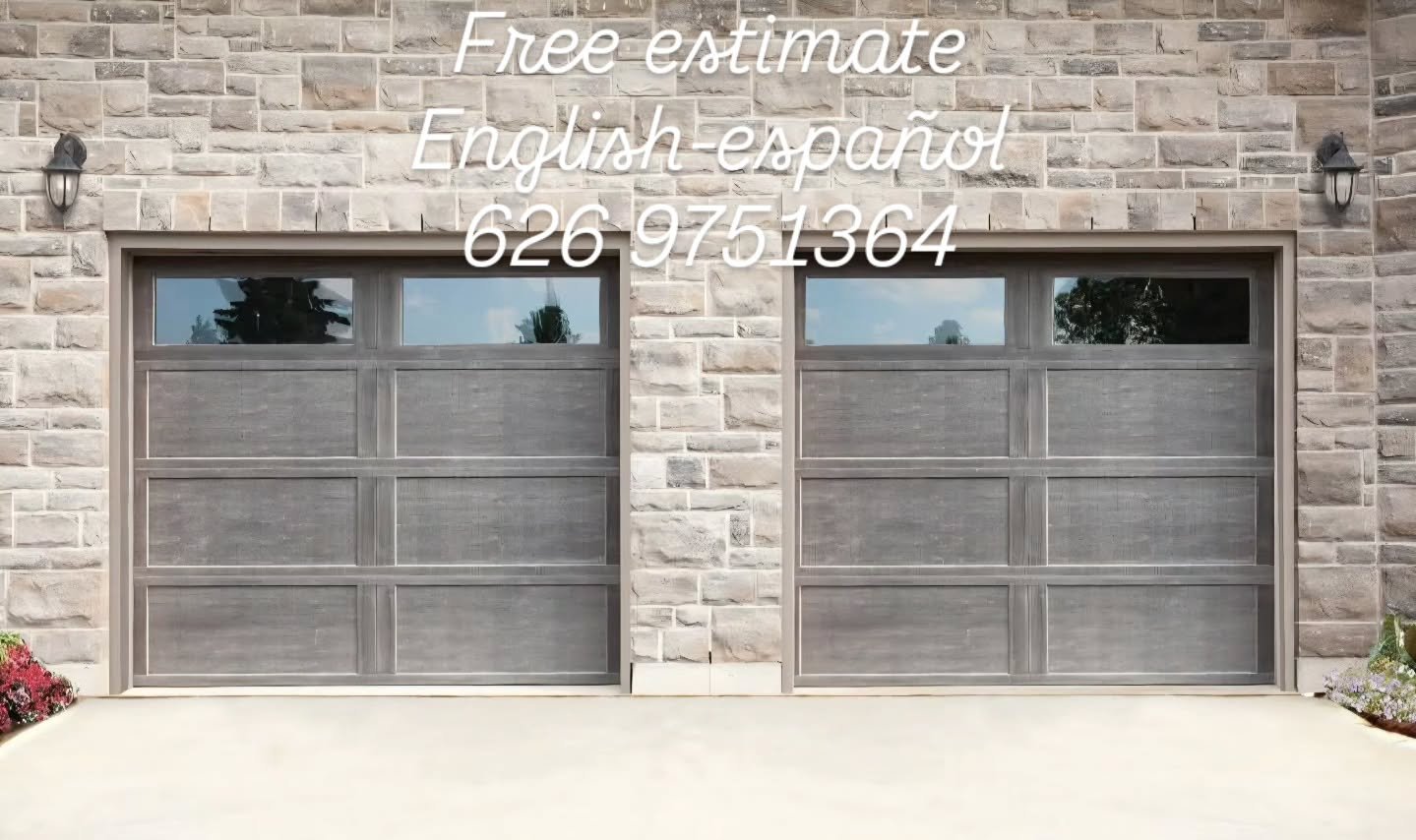 Garage door sale 
Openers door 
Cables out 
Spring broken 
ESTIMATE FREE