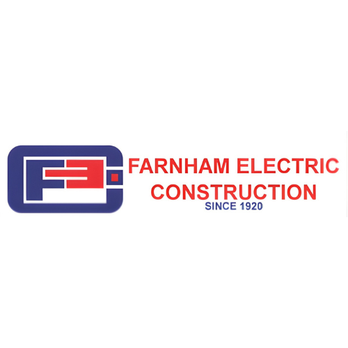 Farnham Electric Construction logo with company name and 'Since 1920' on a white background.