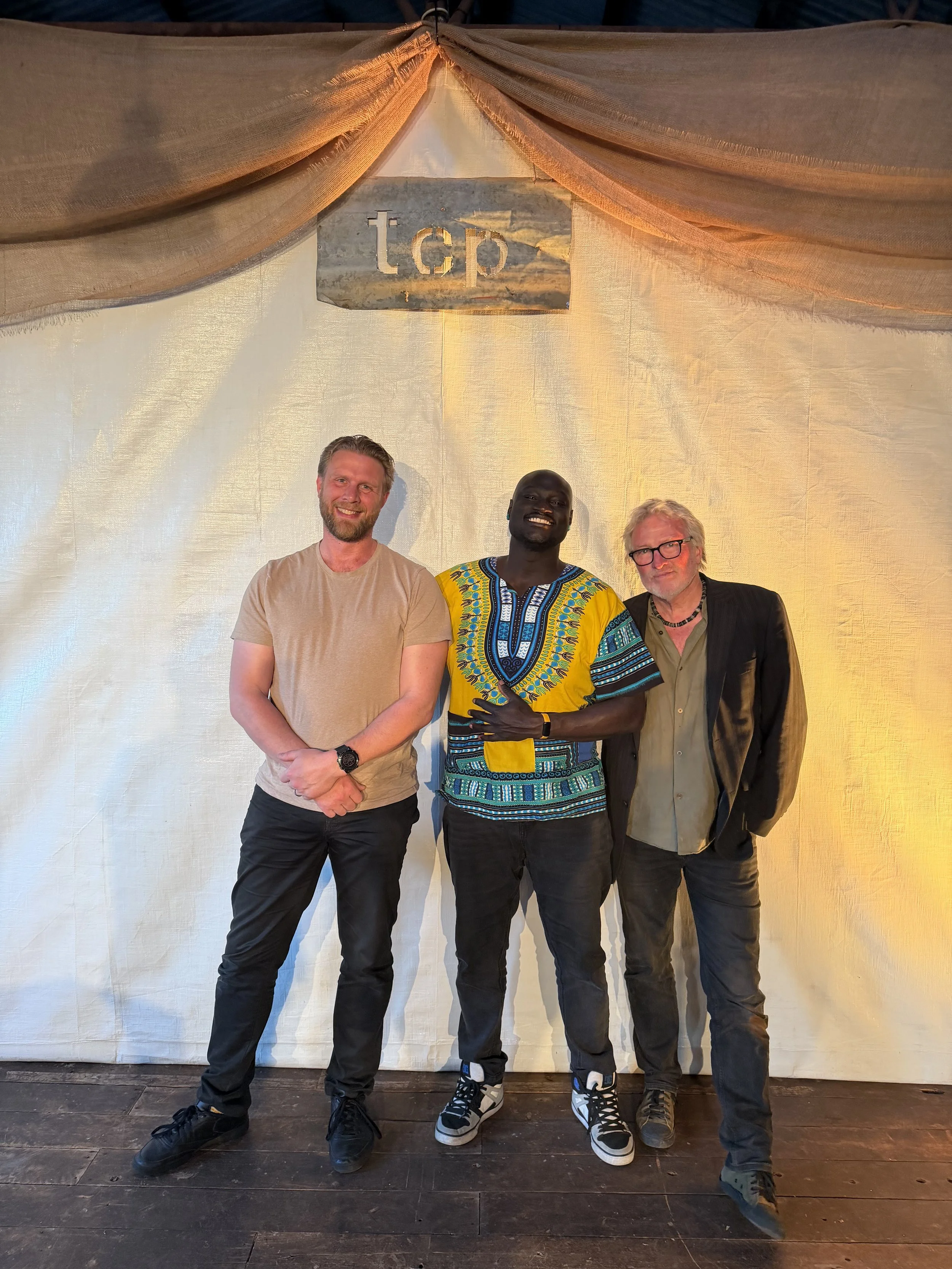 Sound Engineer - Dane Morgan with Musicians Lueth Ajak and David Bridie