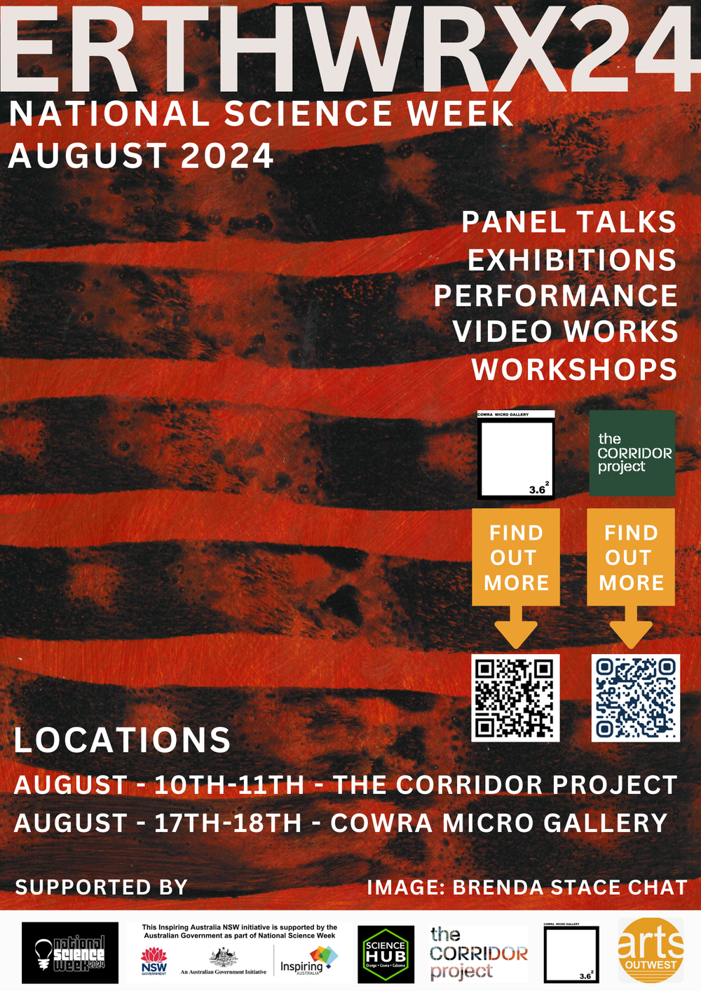 National Science Week - ERTHWRX24 - Aug 2024 — the CORRIDOR project