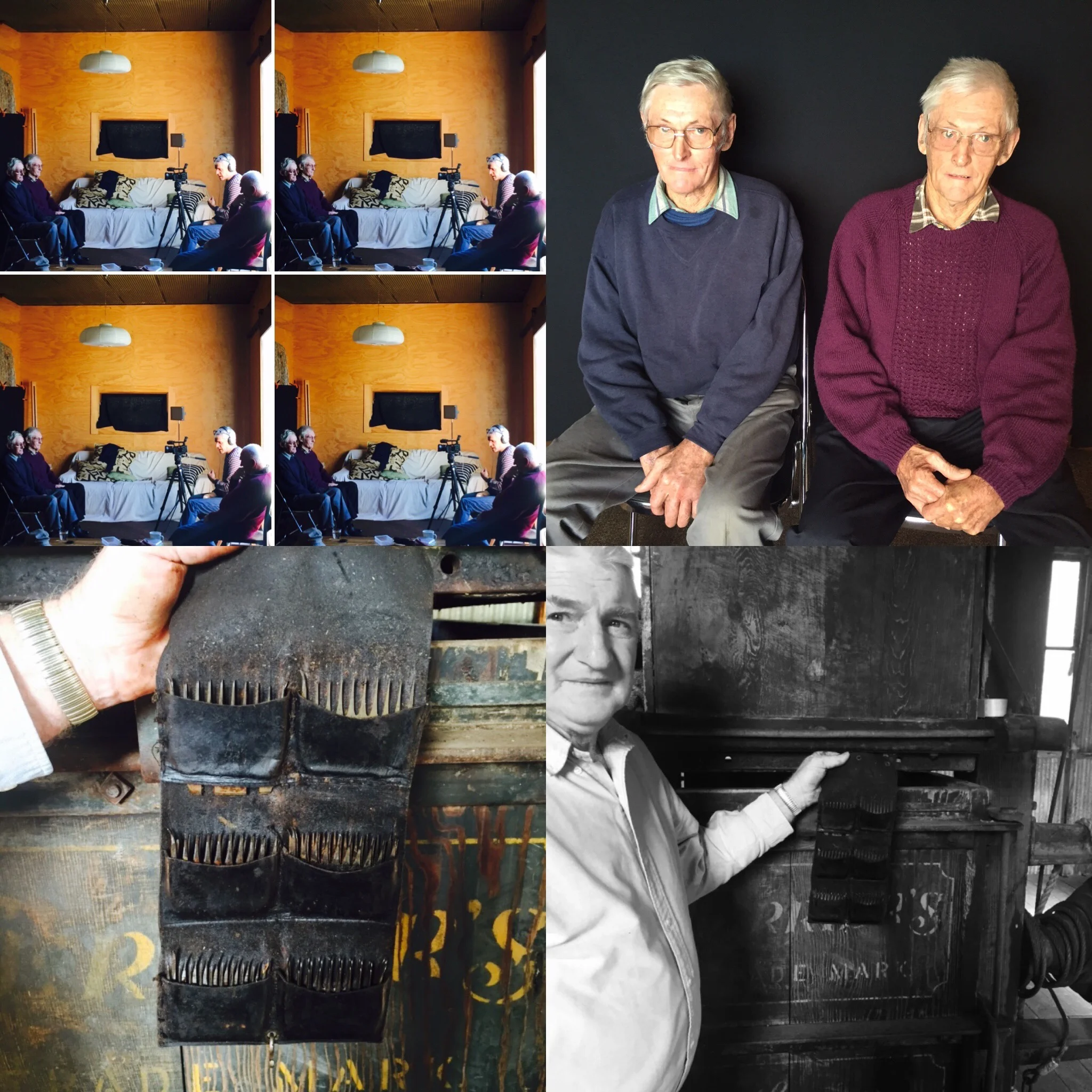 Interviewing retired Shearers at the CORRIDOR project