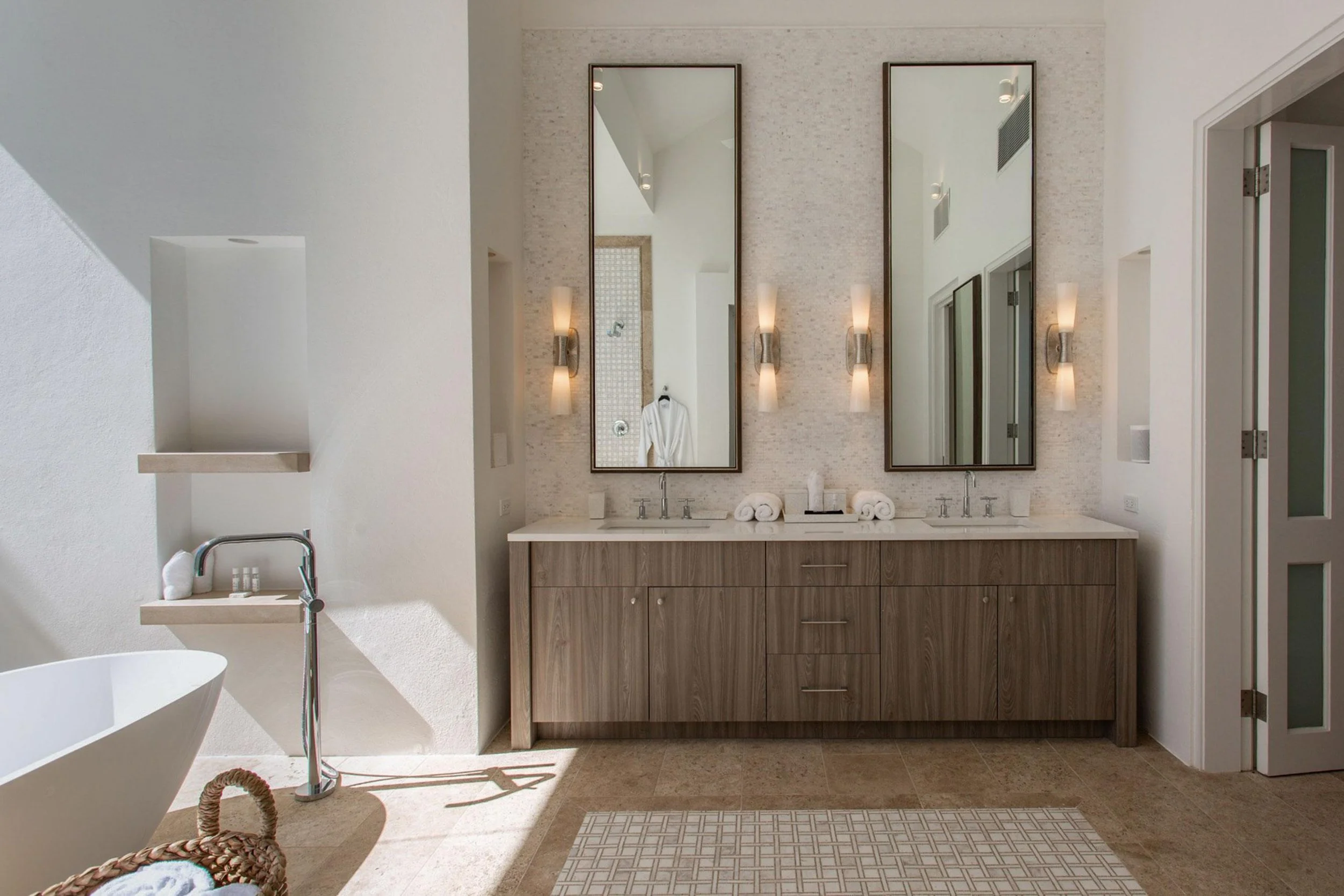The Ideal Bathroom Design: Cabinets, Colors &amp; Flooring That Elevate Your Home