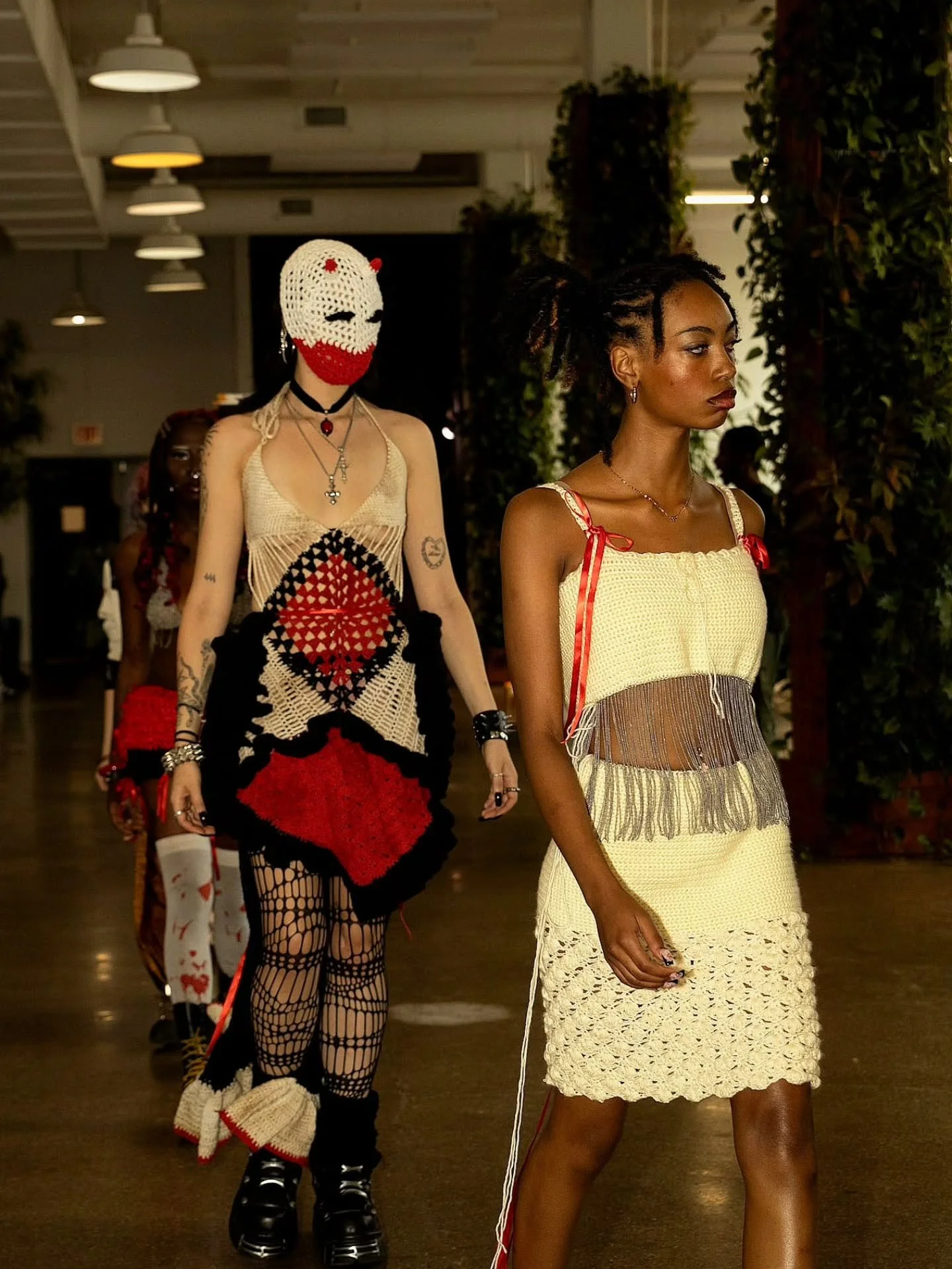 FSGIR: Scene 2: Chrysalis
♡
☆Chains and Cream☆
♡
☆The Vampire☆
♡
☆Strawberries and Chain☆
♡
Models: @nuh.kayluh 
  @1i11yxoxo 
  @speedfreaksbaby 
Creative Director: @journeyaliah 
Style: @bugs__inc.__crochet__ 
Pics: @lov.nique_ 
  @jjflix_ 
  @spee