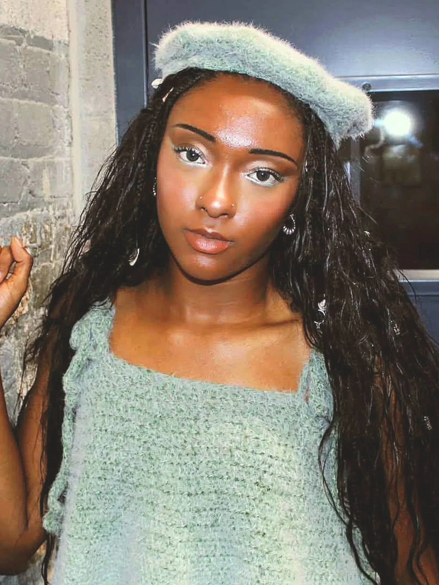 Flowers Shall Grow in Rain
☆French Dreams☆
☆
An ode to sleepovers and playing dress-up, she is a dream and an icon all-in-one. This look explores shapeless form and identity, soft, fuzzy textures, and girlhood. The flowy babydoll mini dress, bloomers