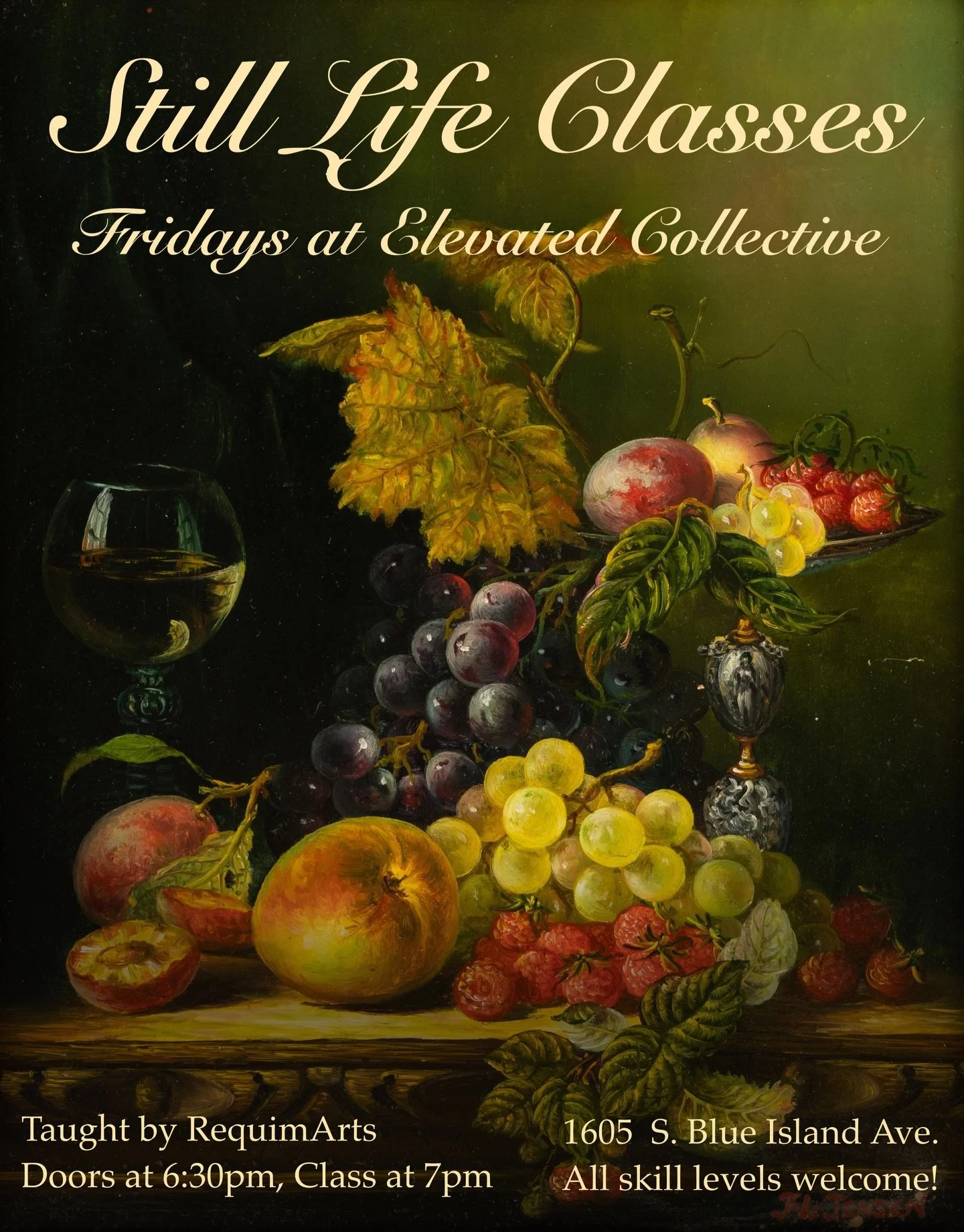 Every friday! Come to the shop and enjoy some still life drawing lessons!

thank you @brujitazz for the flyer!!