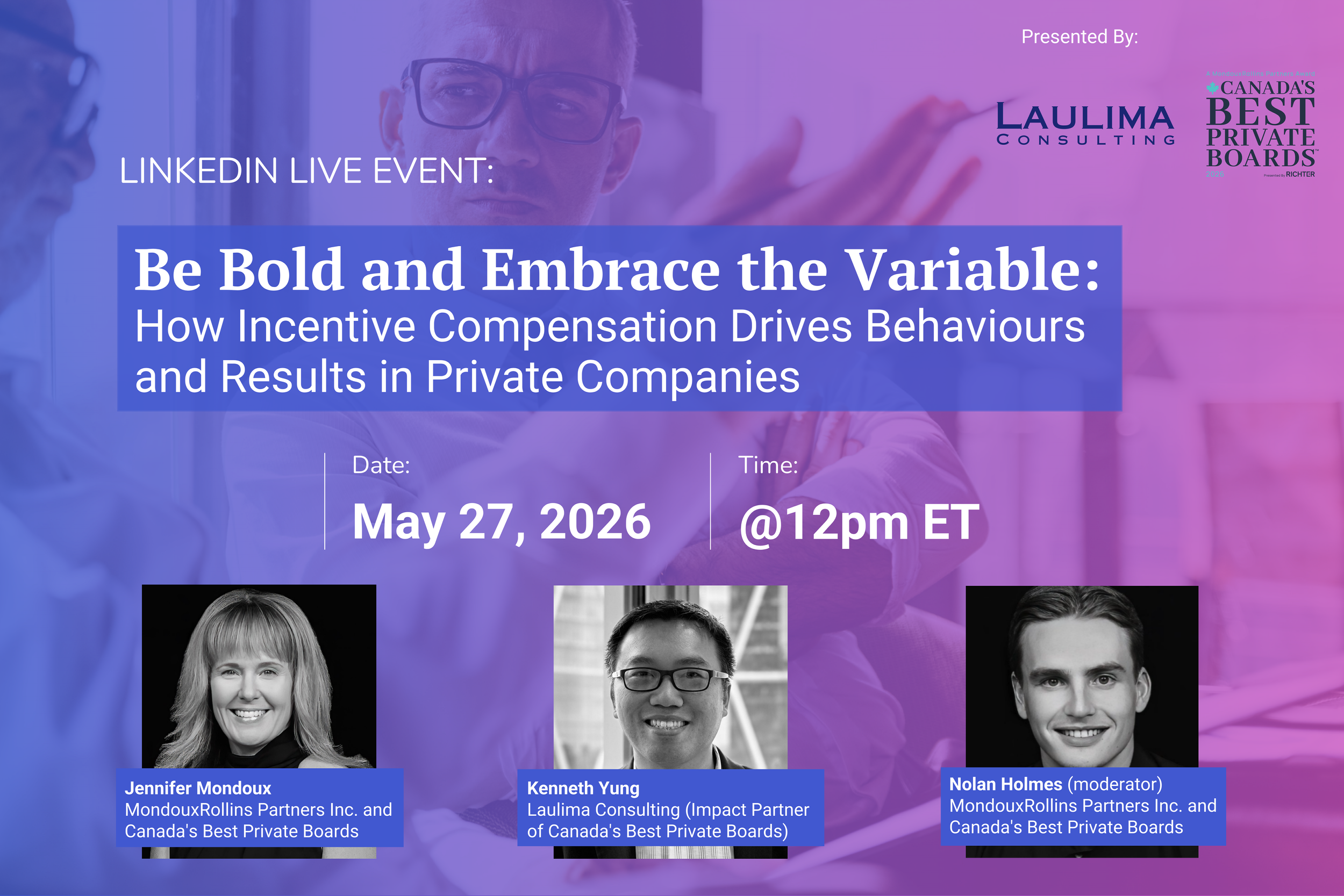 Be Bold and Embrace the Variable: How Incentive Compensation Drives Behaviours and Results in Private Companies