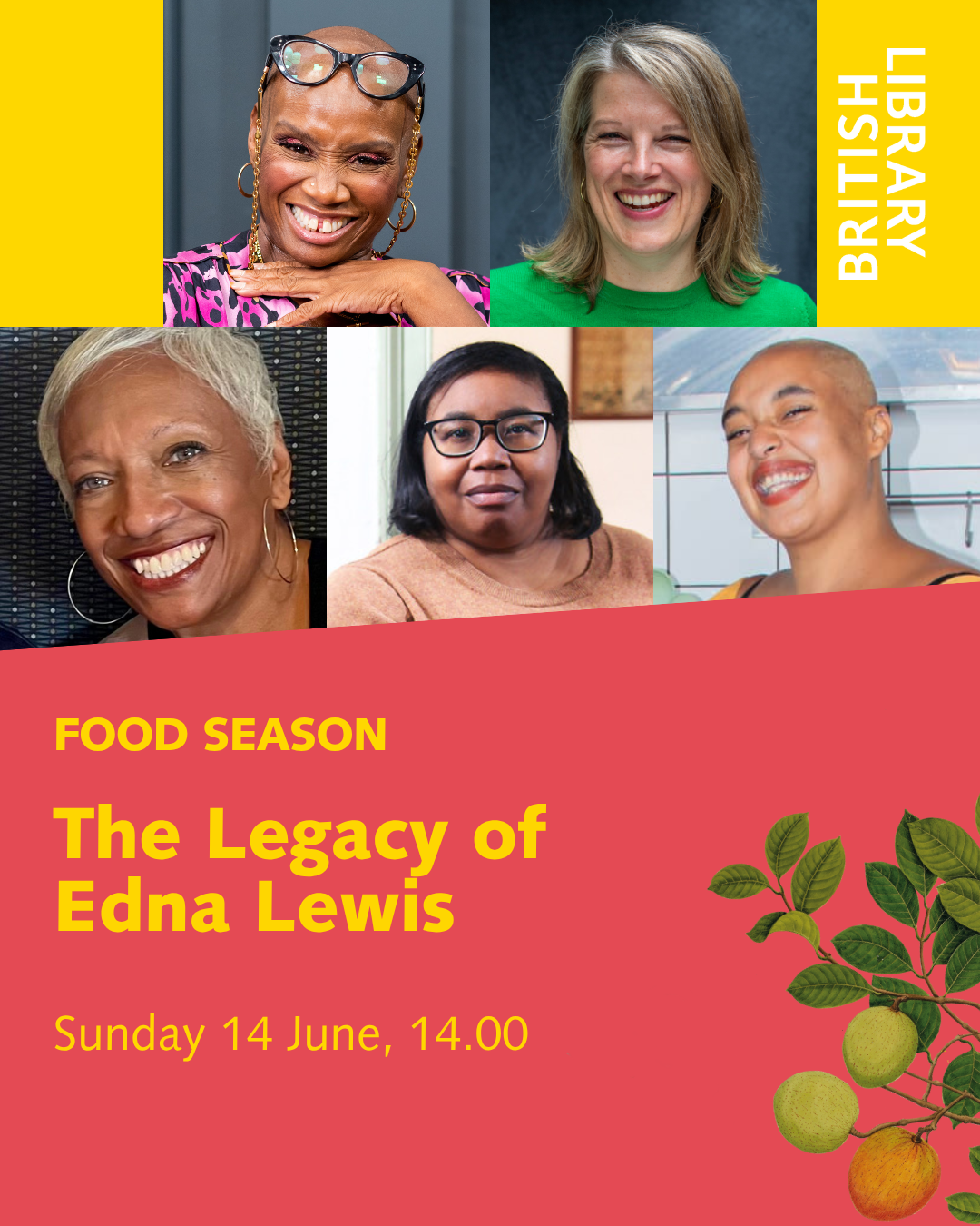 THE LEGACY OF EDNA LEWIS - BRITISH LIBRARY FOOD SEASON