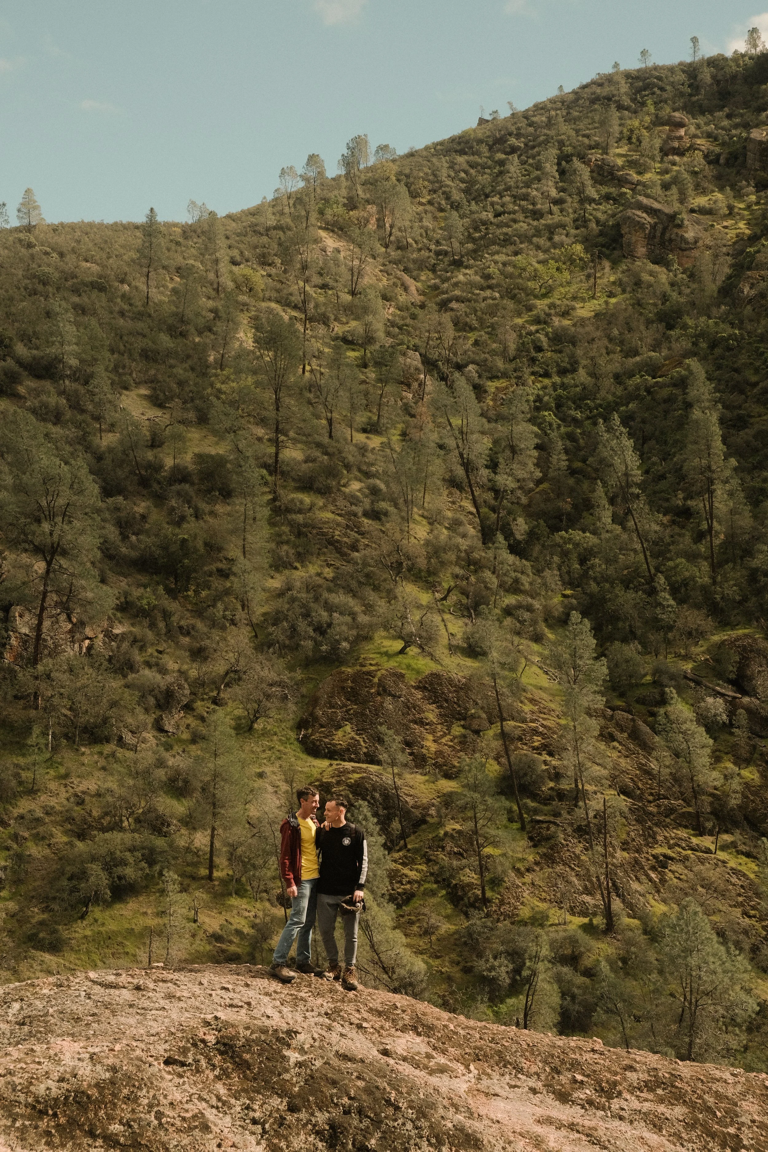 Couples portrait at Pinnacles National Park, California