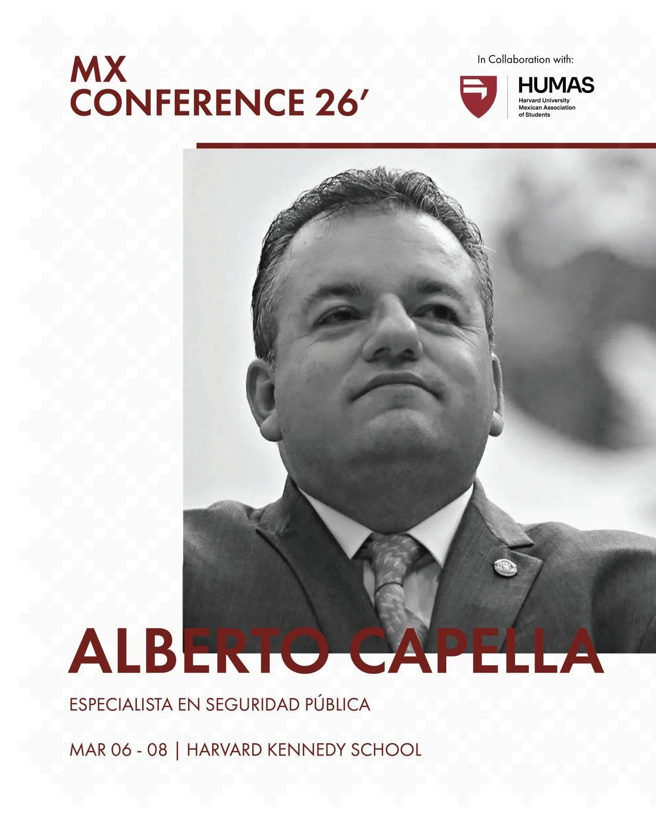 En la Mexico Conference 2026 contaremos con la participaci&oacute;n de Alberto Capella, especialista en seguridad p&uacute;blica y reforma institucional.

A lo largo de su trayectoria ha encabezado procesos de transformaci&oacute;n policial y coordin