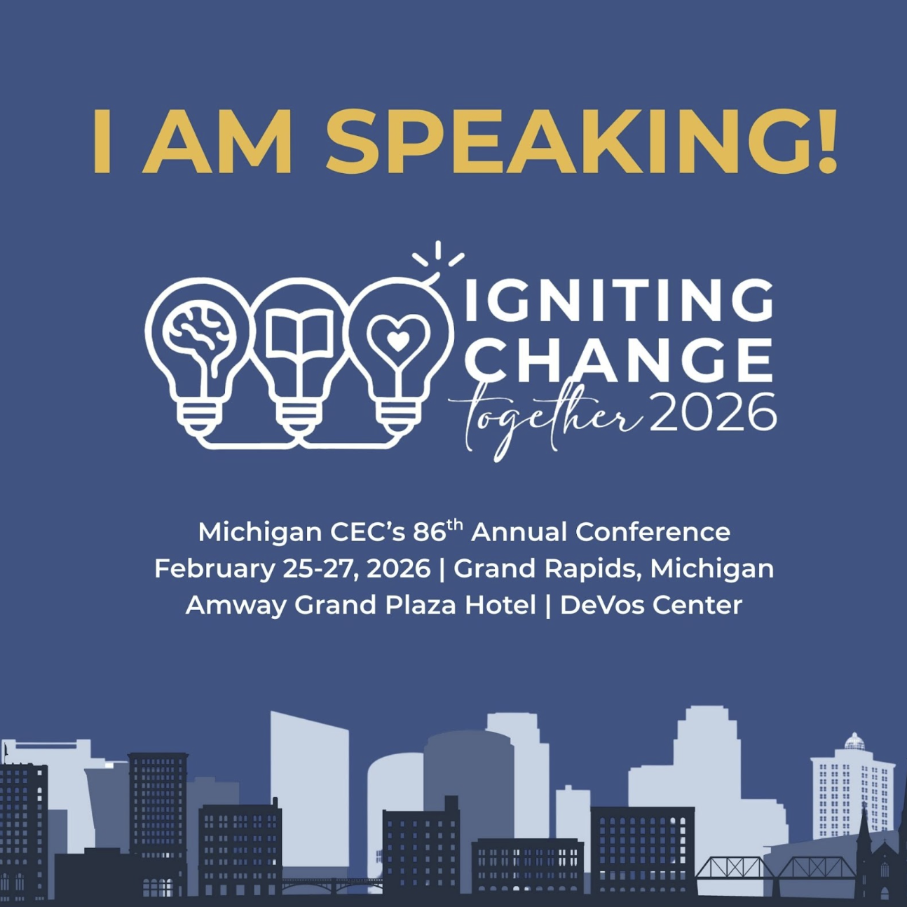 IGNITE CHANGE 2026: Speaking (Afternoon)