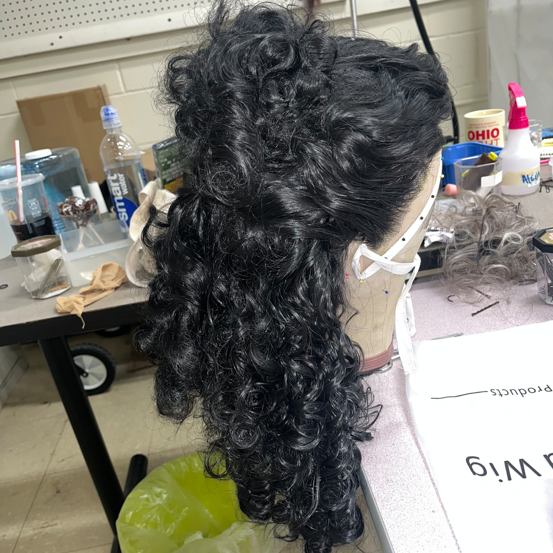 Wig I styled for the character Manon