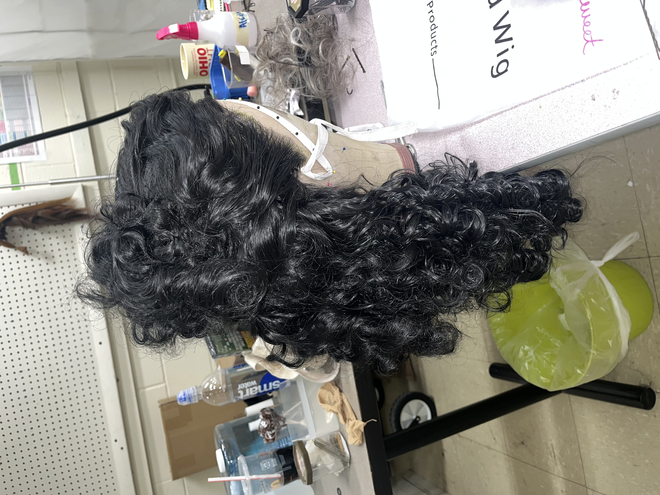 Wig I styled for the character Manon