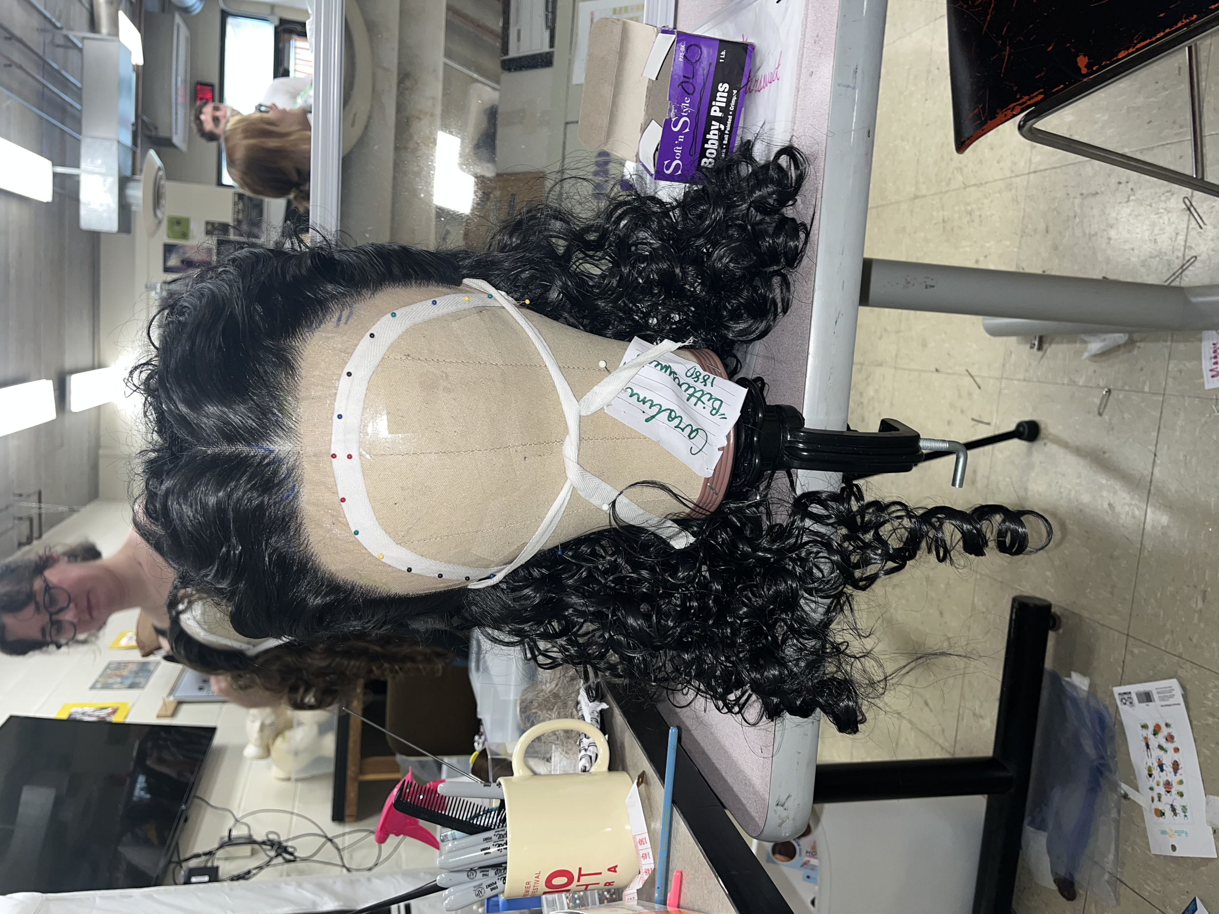 Wig I styled for the character Manon