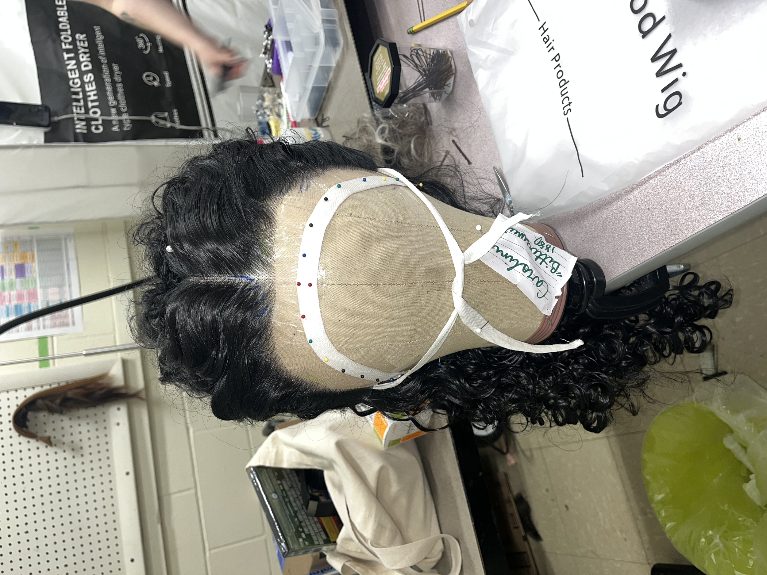 Wig I styled for the character Manon