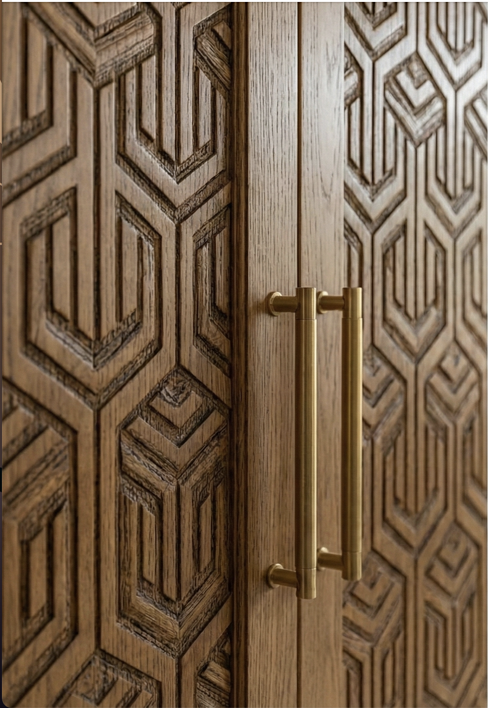 Delle Linee Geometric Full Custom Hardwood Cabinets 4.png