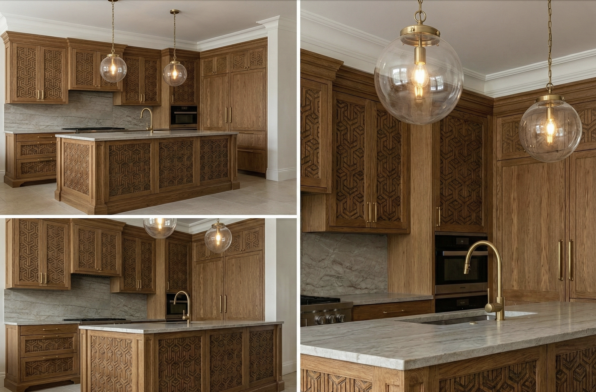 Delle Linee Geometric Full Custom Hardwood Cabinets 5.png