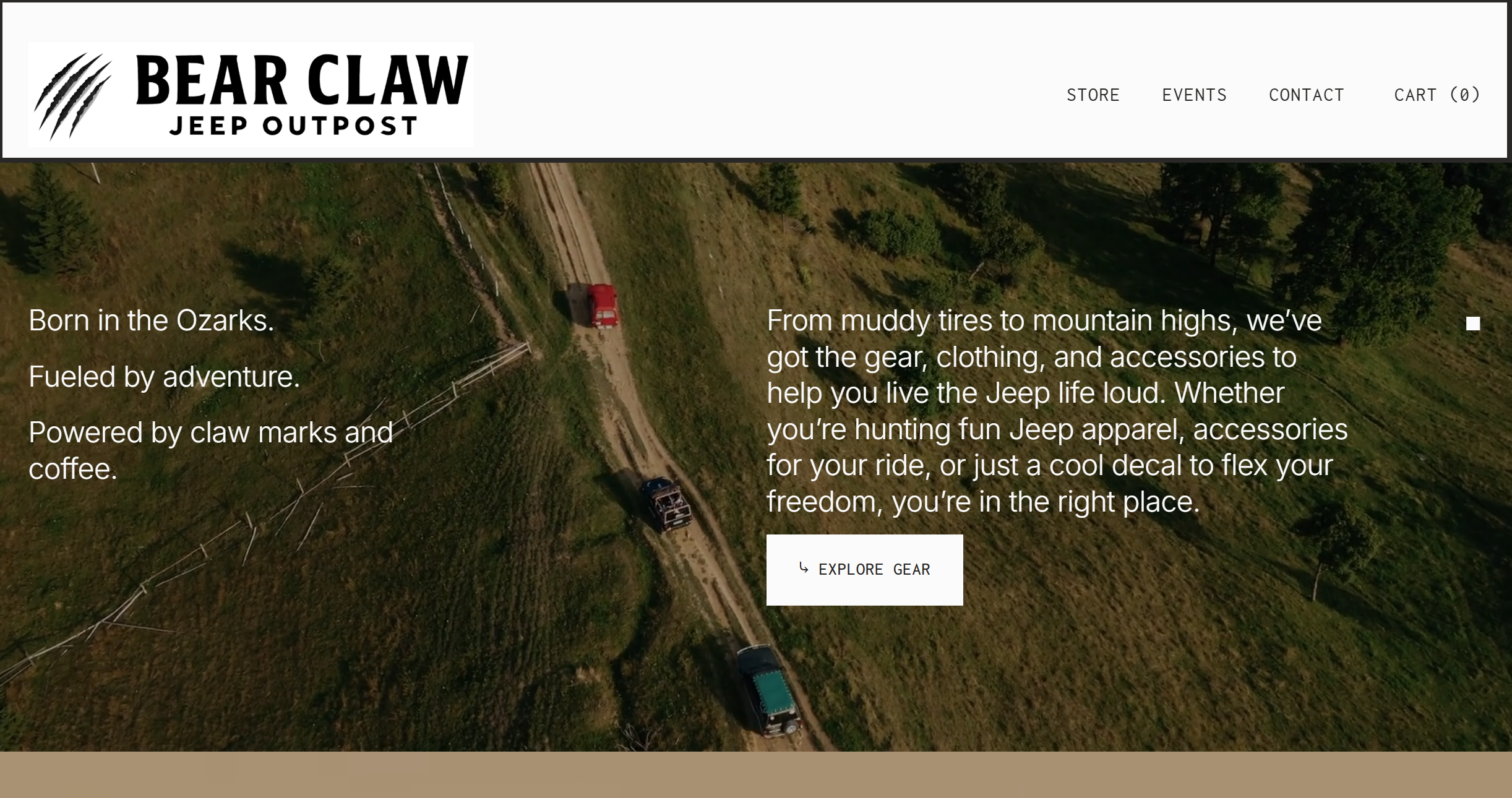 Bear Claw Jeep Outpost Website