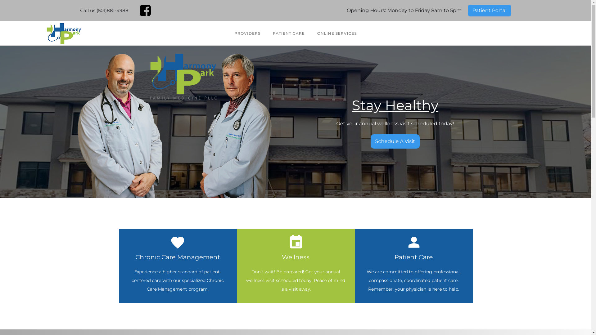 Harmony Park Family Medicine Website