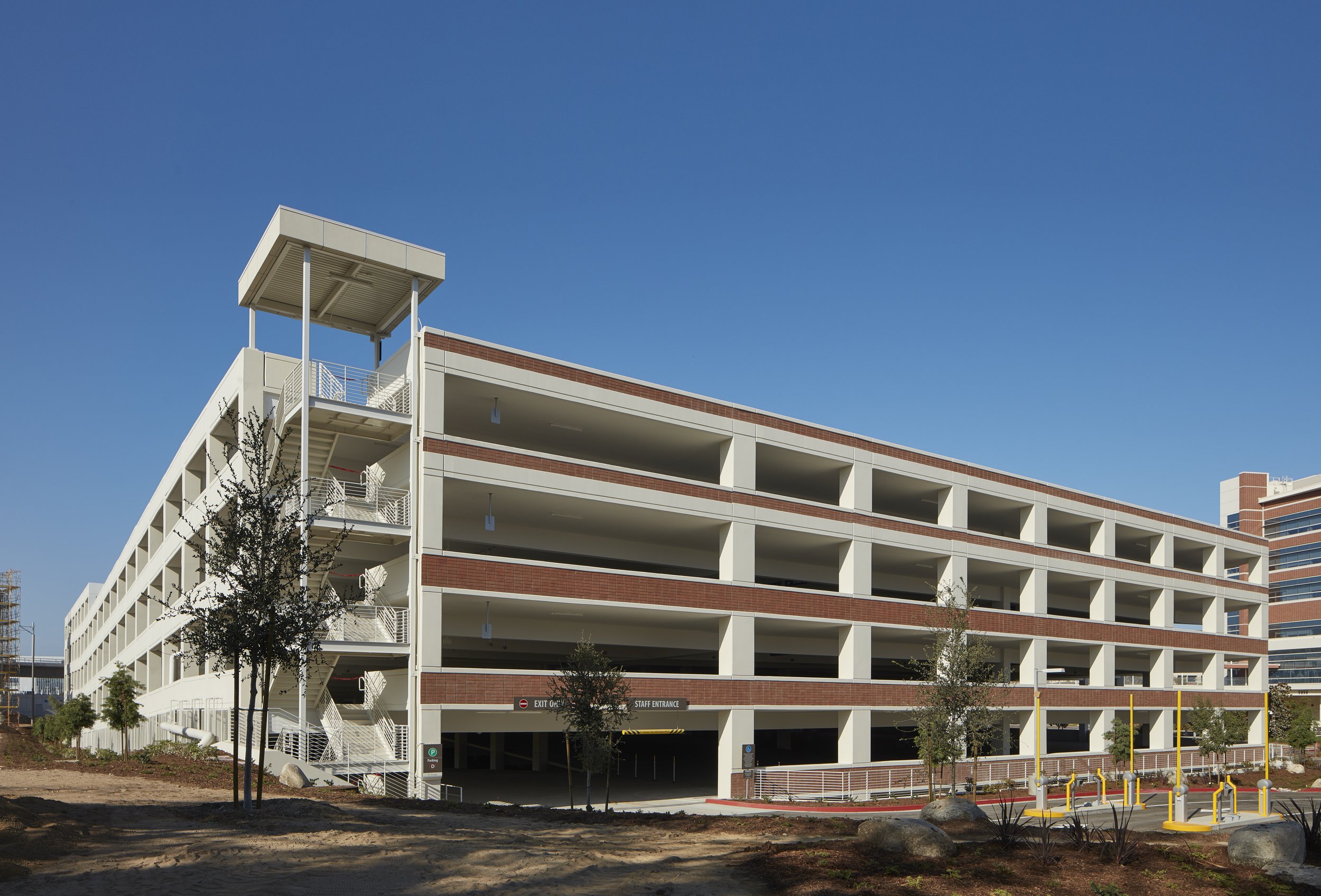 Scripps La Jolla Parking Structure D entry