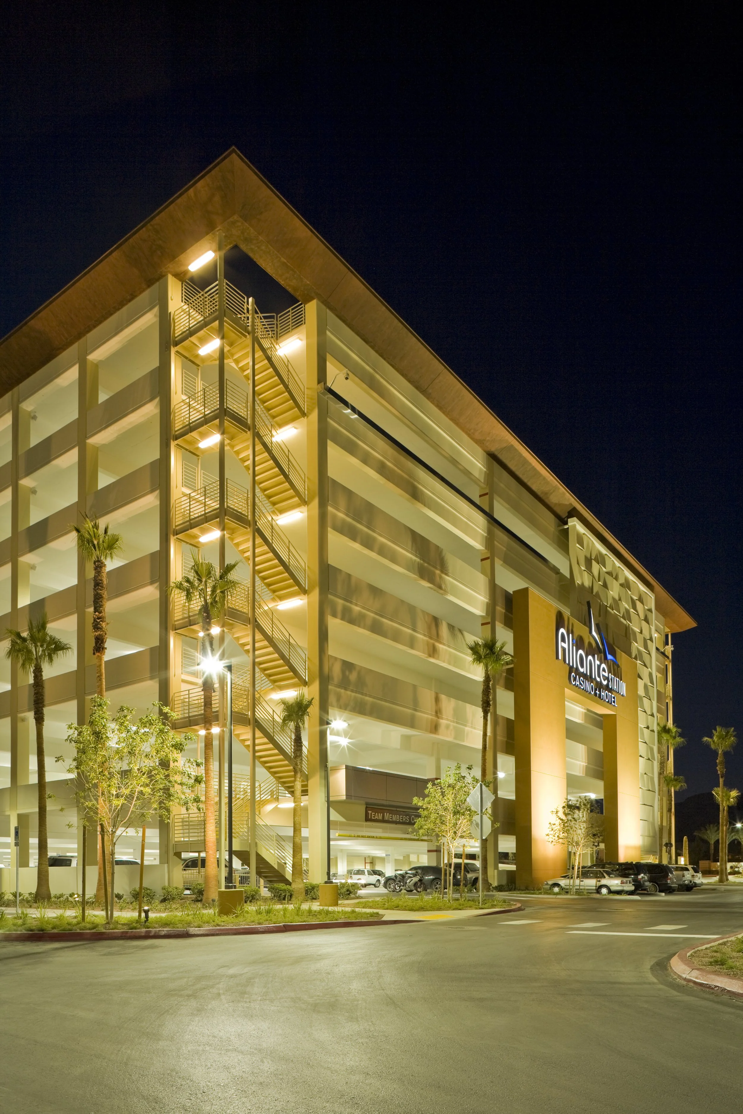 Aliante Station Casino Hotel Parking Structure stair