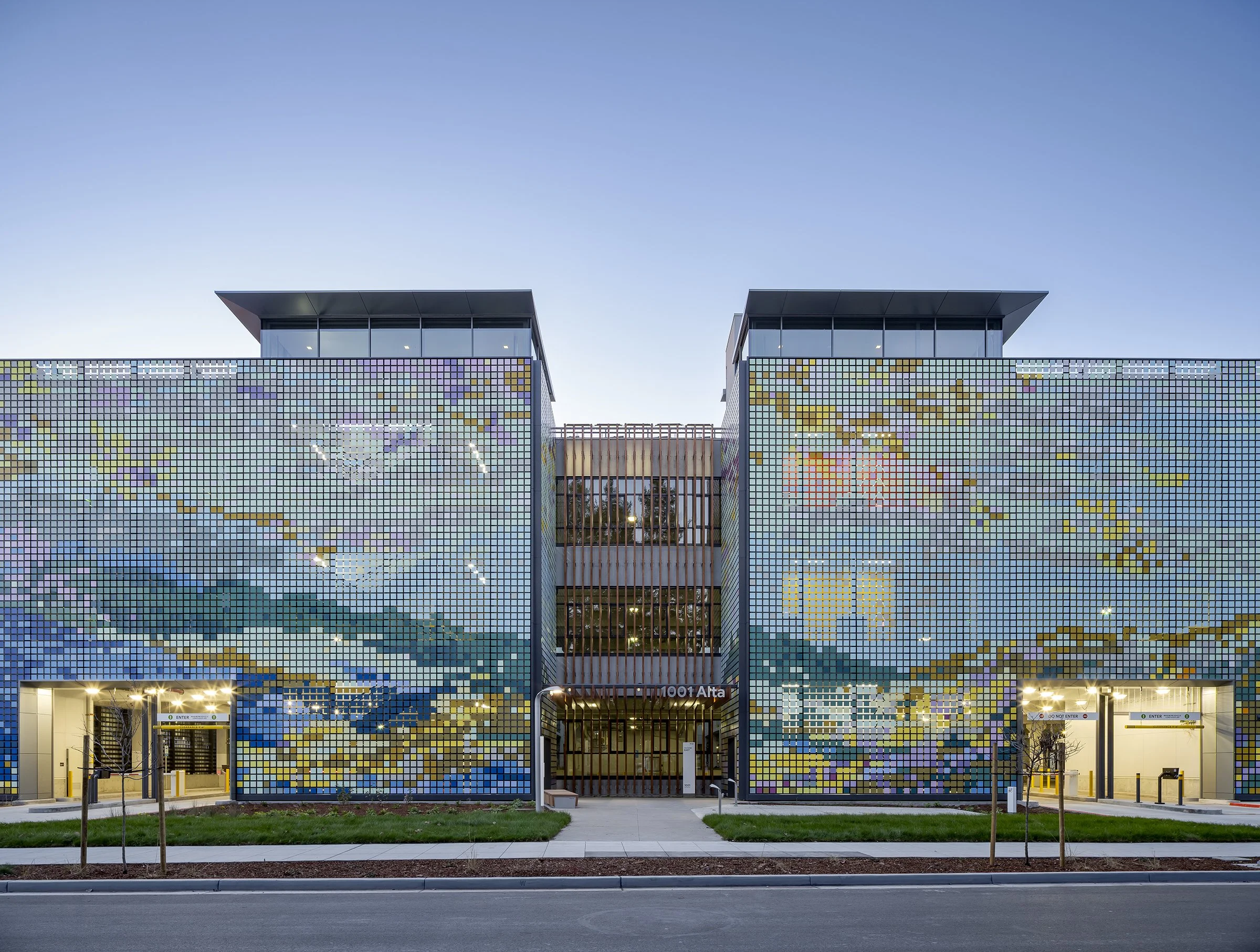 Google Alta Parking Garage front