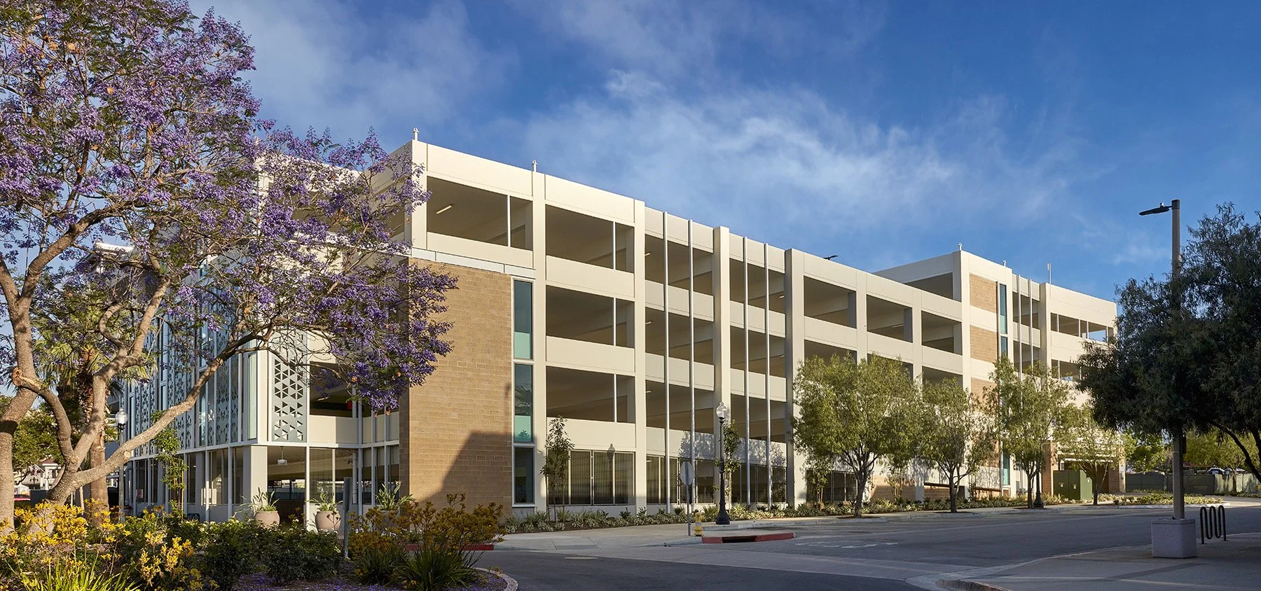 Ontario C Block Parking Structure facade view