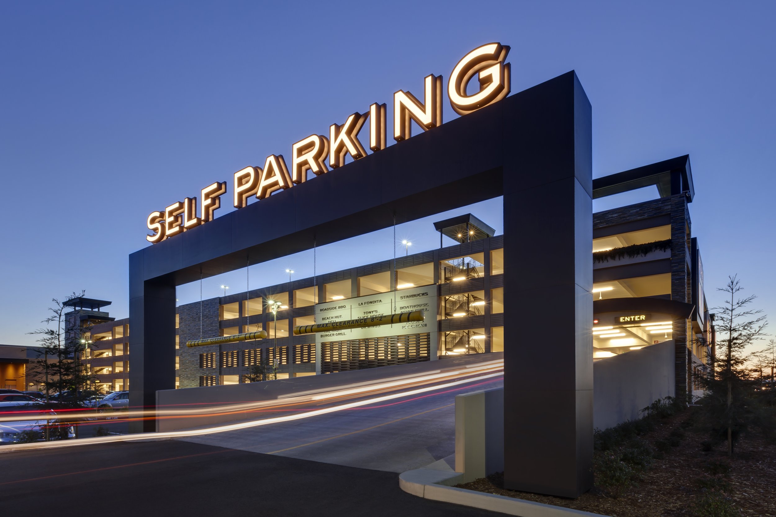 Graton Resort & Casino Parking Structure entry