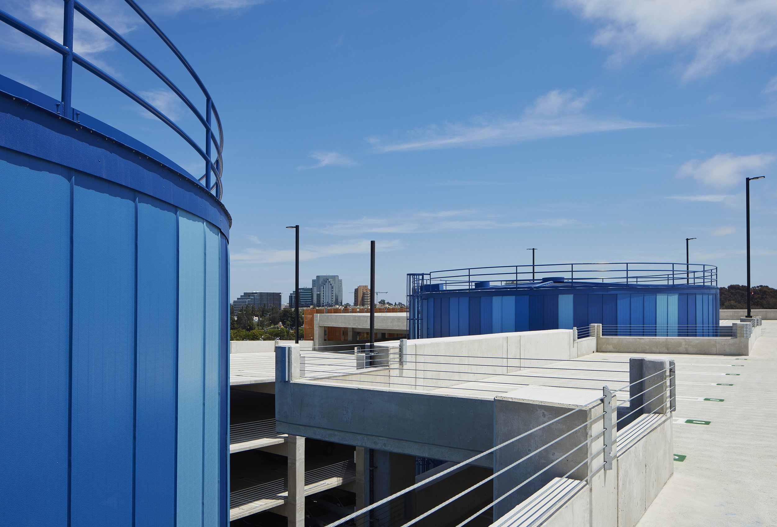 UC San Diego Athena Parking Structure thermal tanks