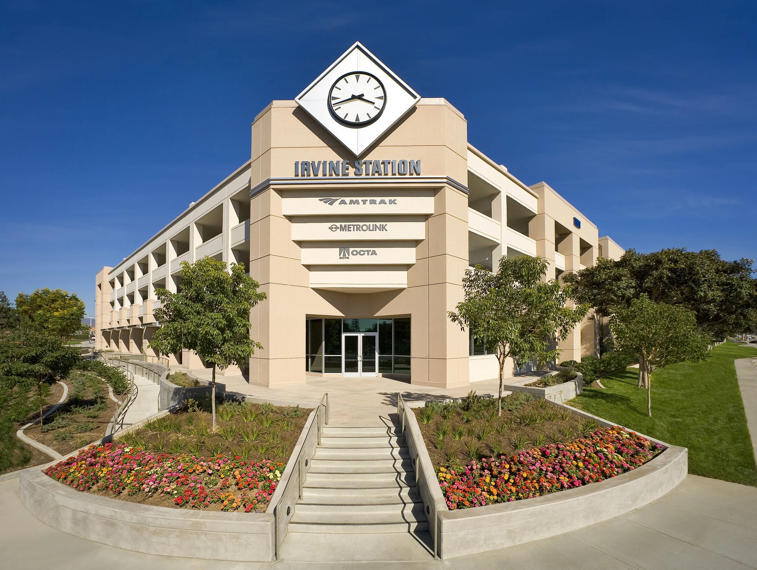 Irvine Transportation Center Parking Structure front