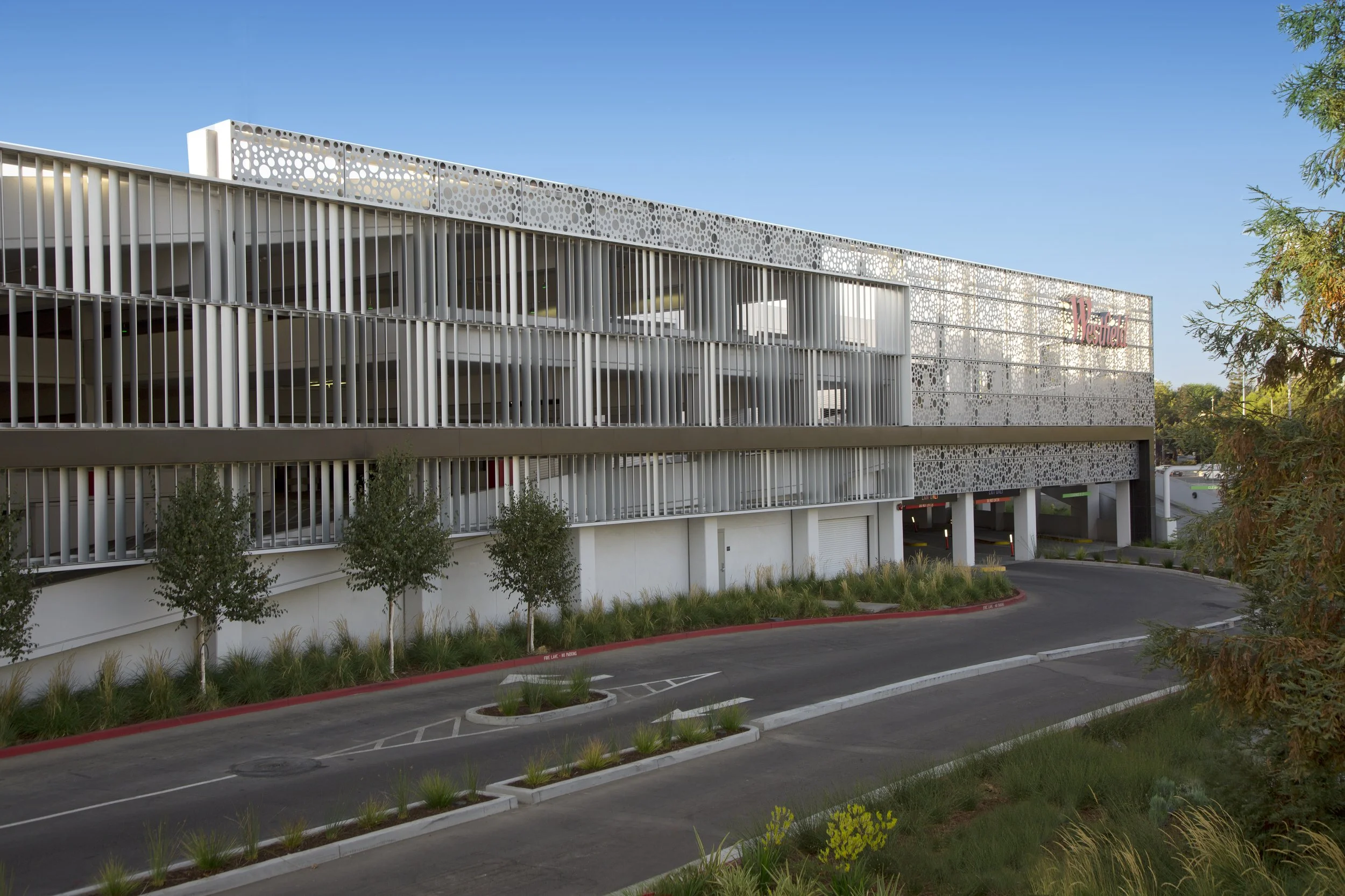 Westfield Valley Fair Monroe Parking Structure facade