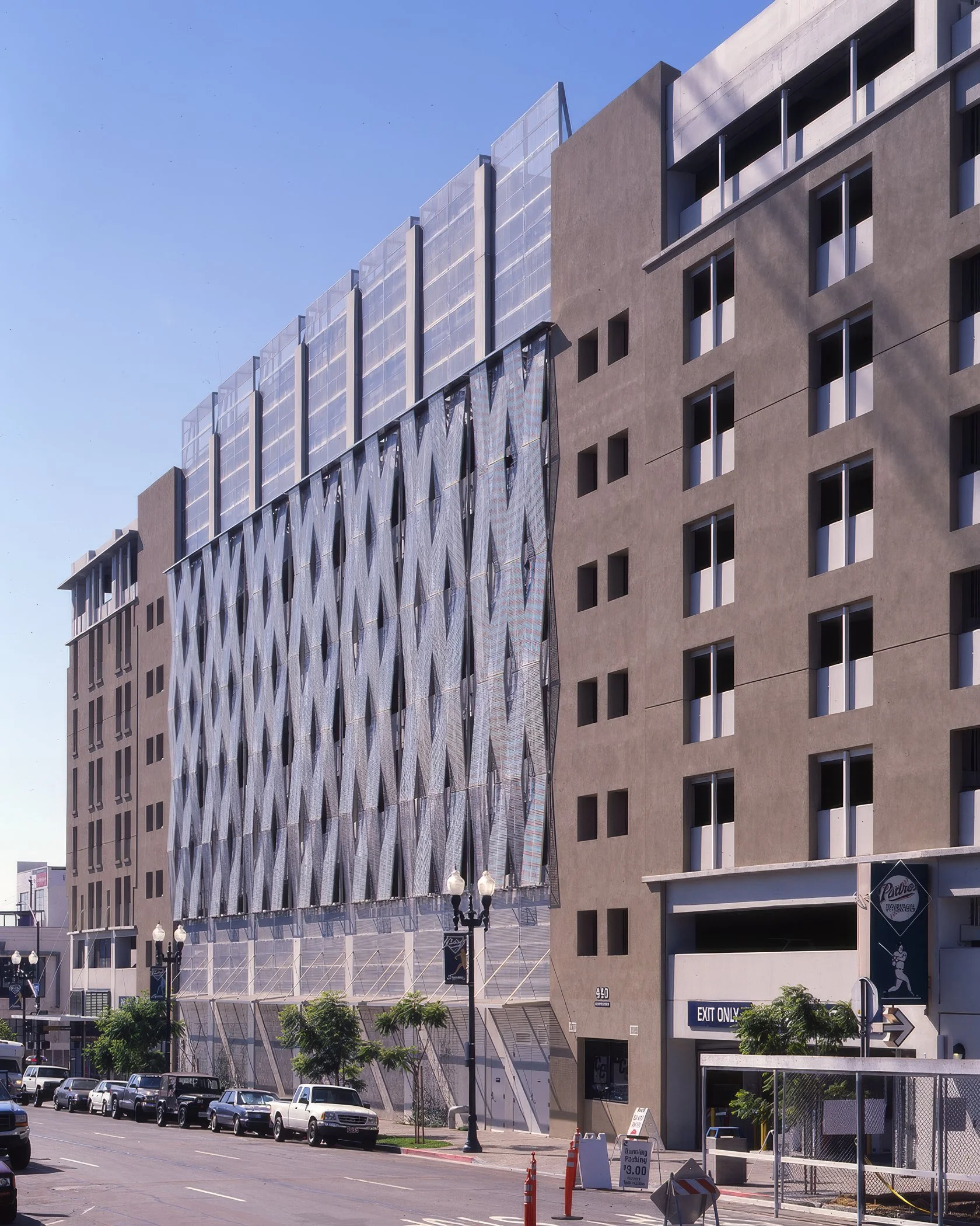 Padres Parkade Parking Structure facade