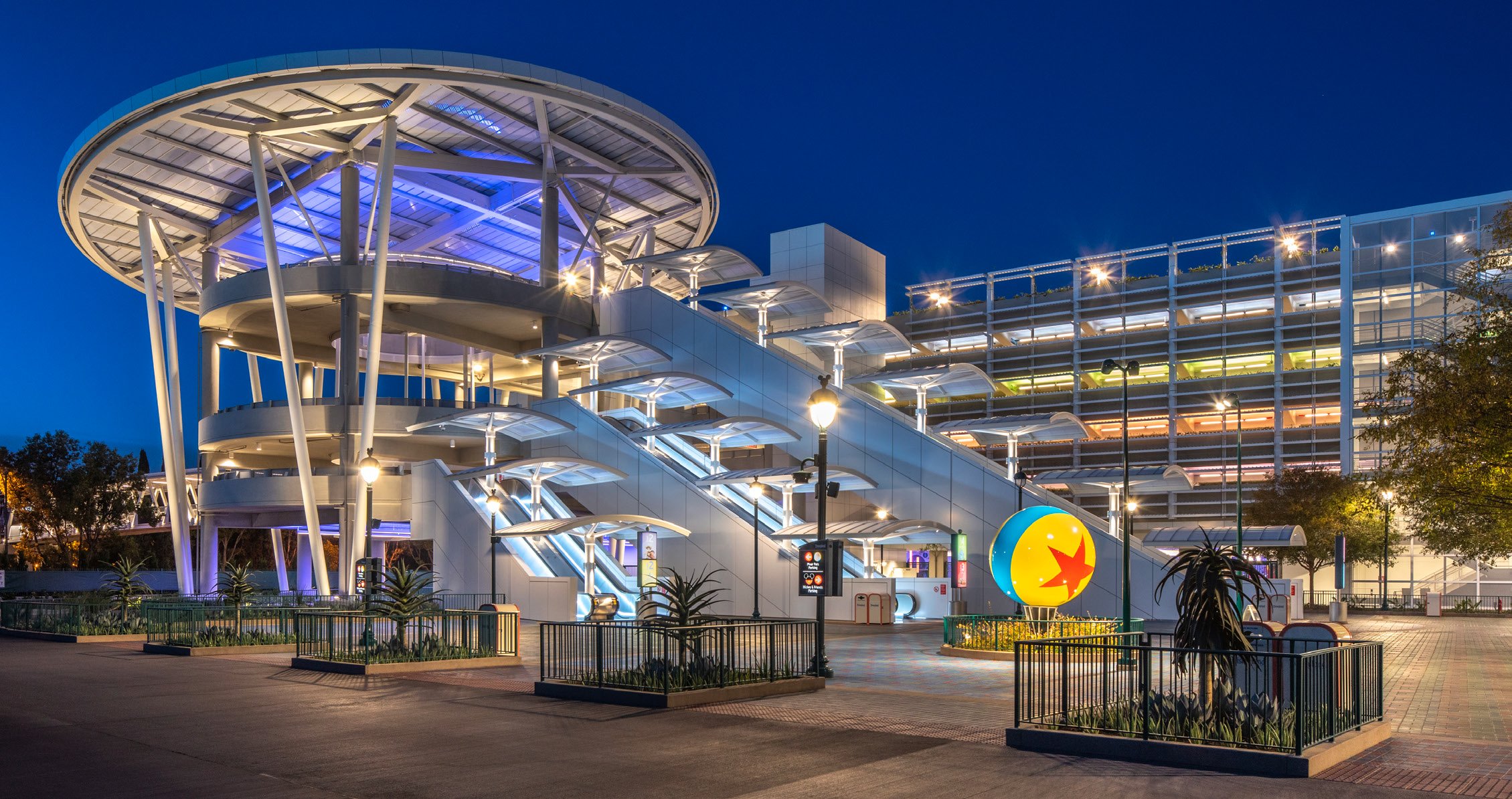 Disney Pixar Pals Parking Structure