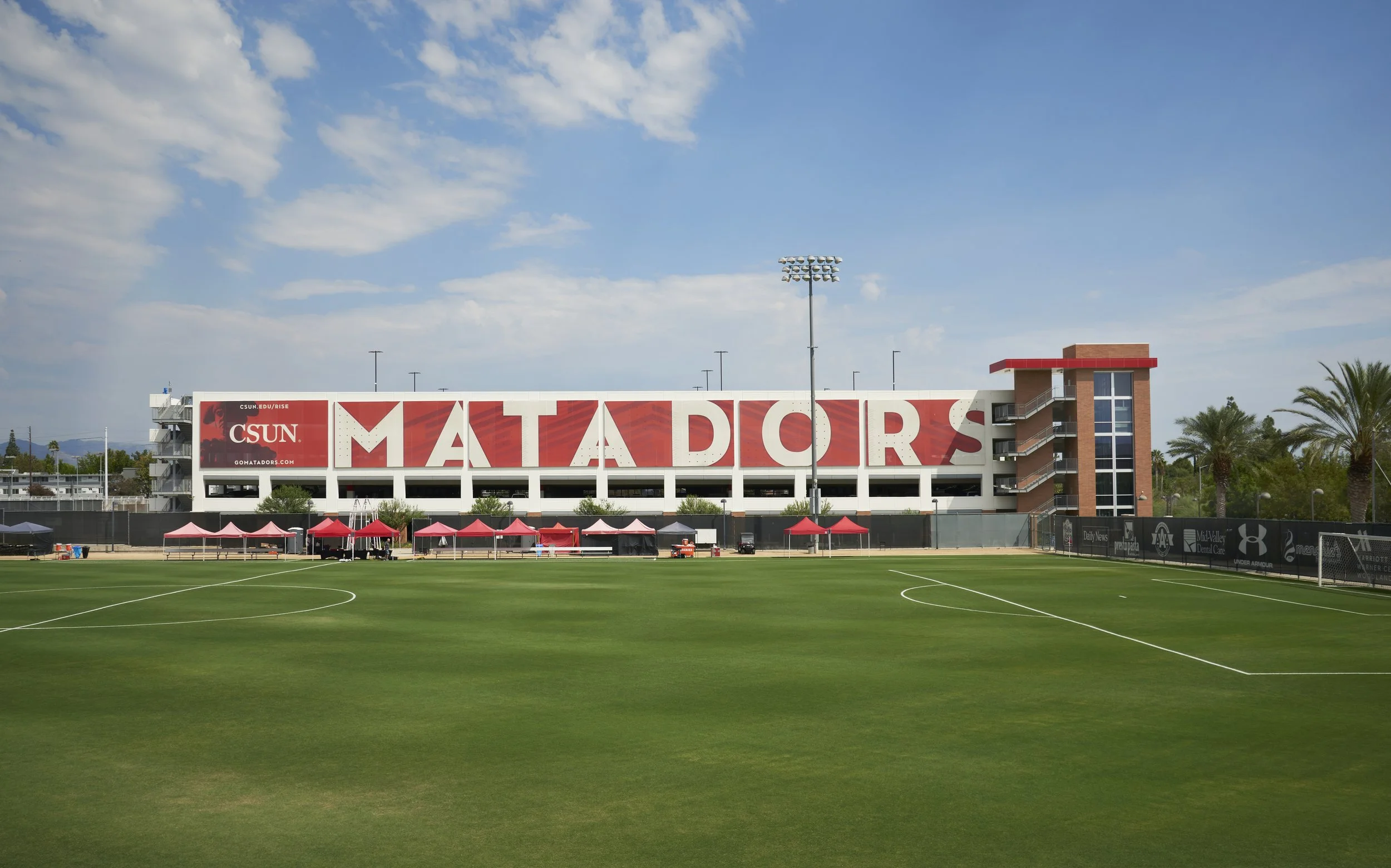 CSU Northridge G6 Parking Structure field view