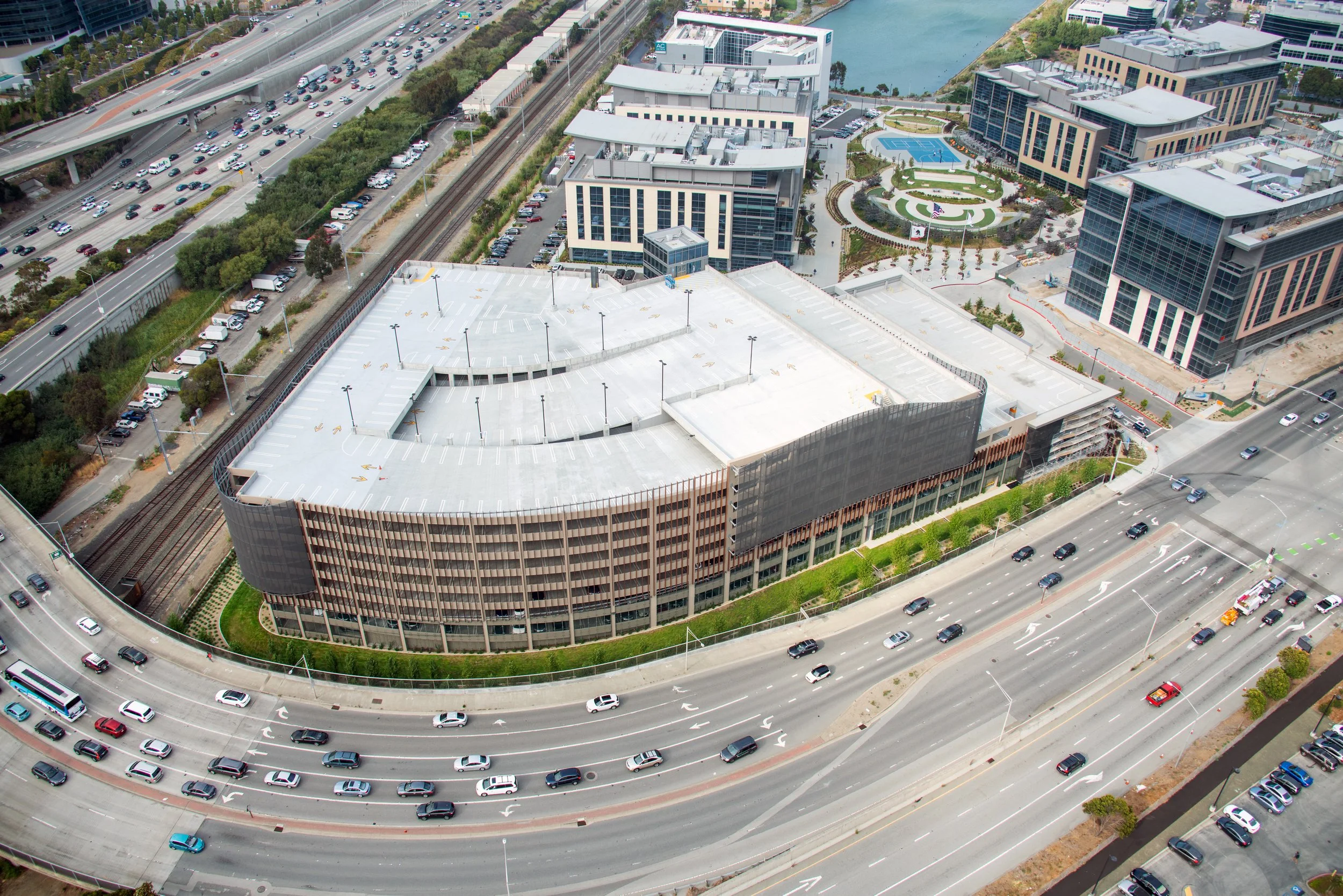 Britannia Cove Parking Structure Aerial