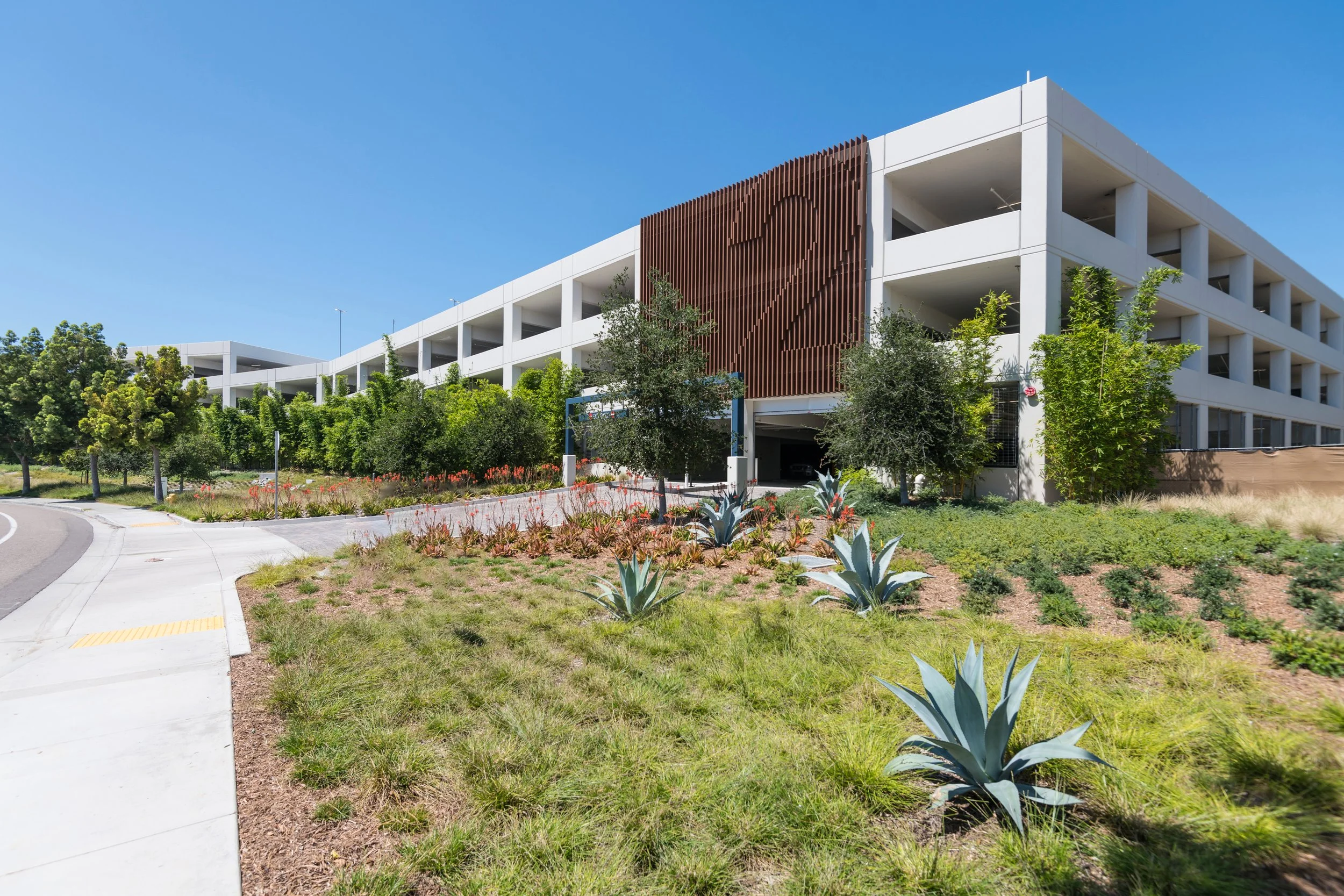 Viasat Parking Structure 2 entrance