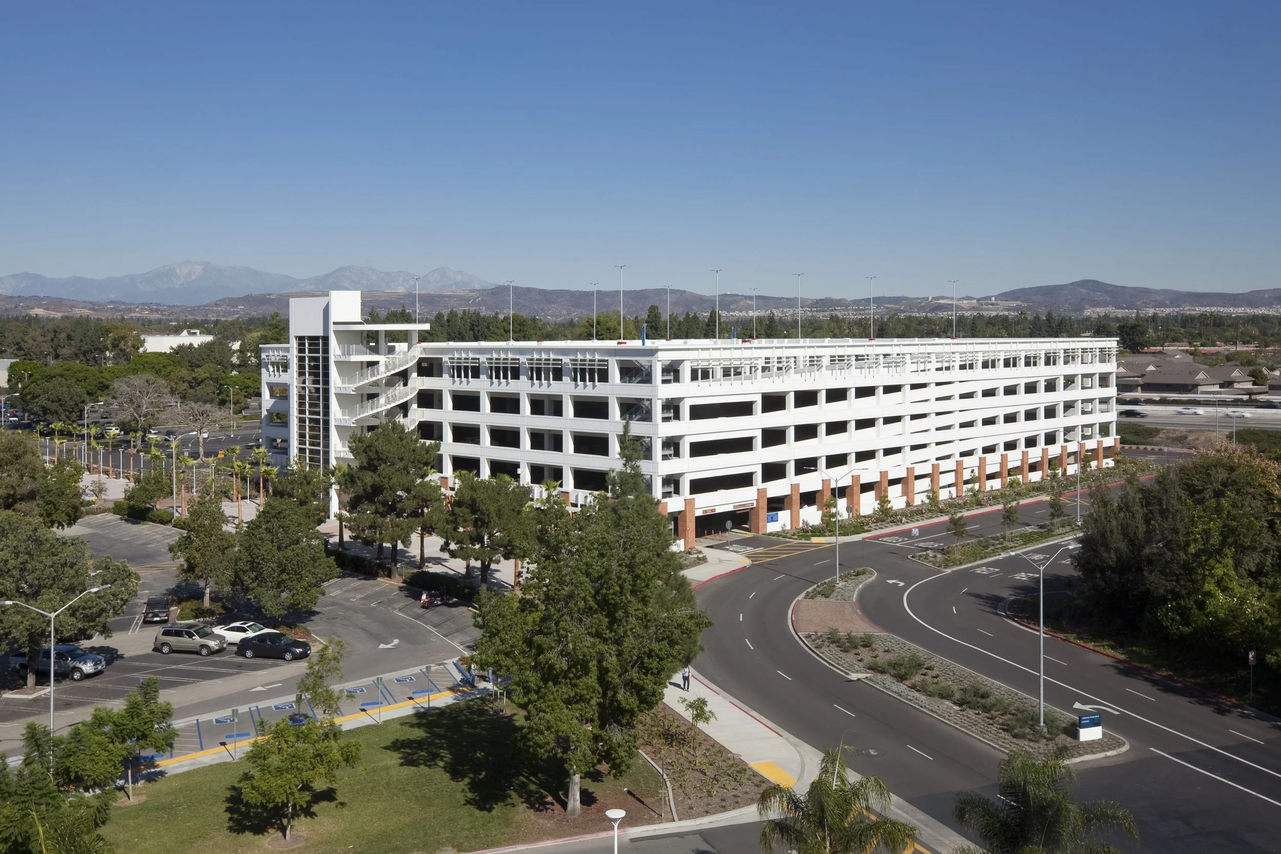 CSU Fullerton Parking Structure 4 context