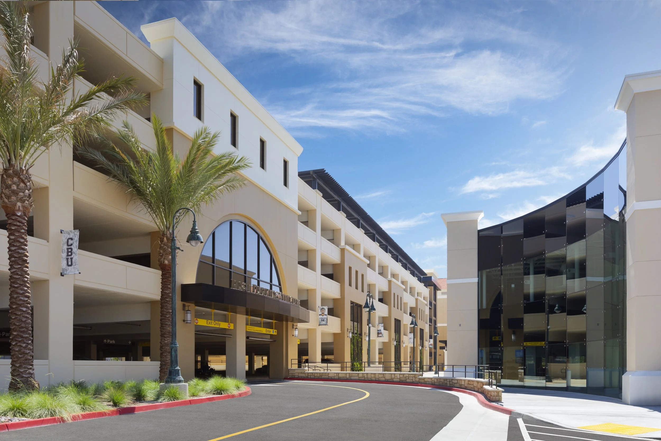 CBU East Parking Structure entry