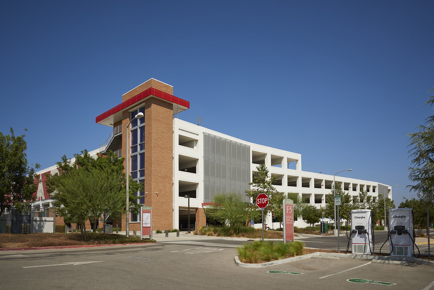 CSU Northridge G6 Parking Structure tower view