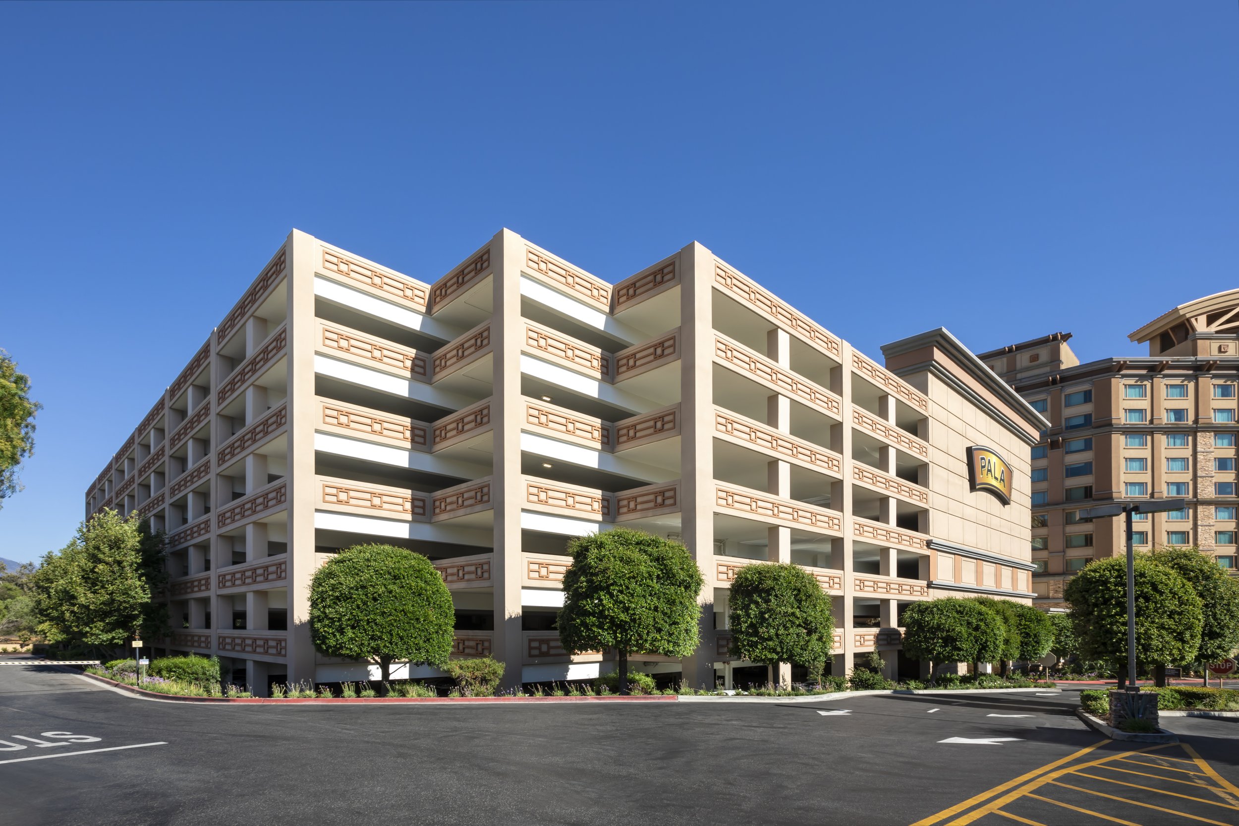Pala Casino Spa Resort Parking Structure side