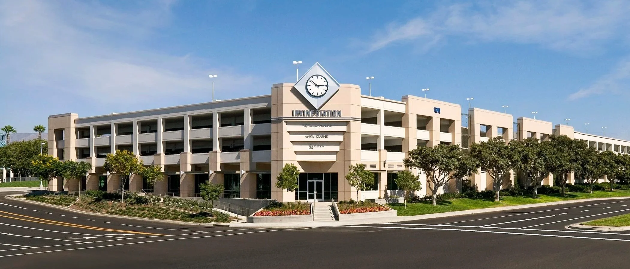 Irvine Transportation Center Parking Structure facade